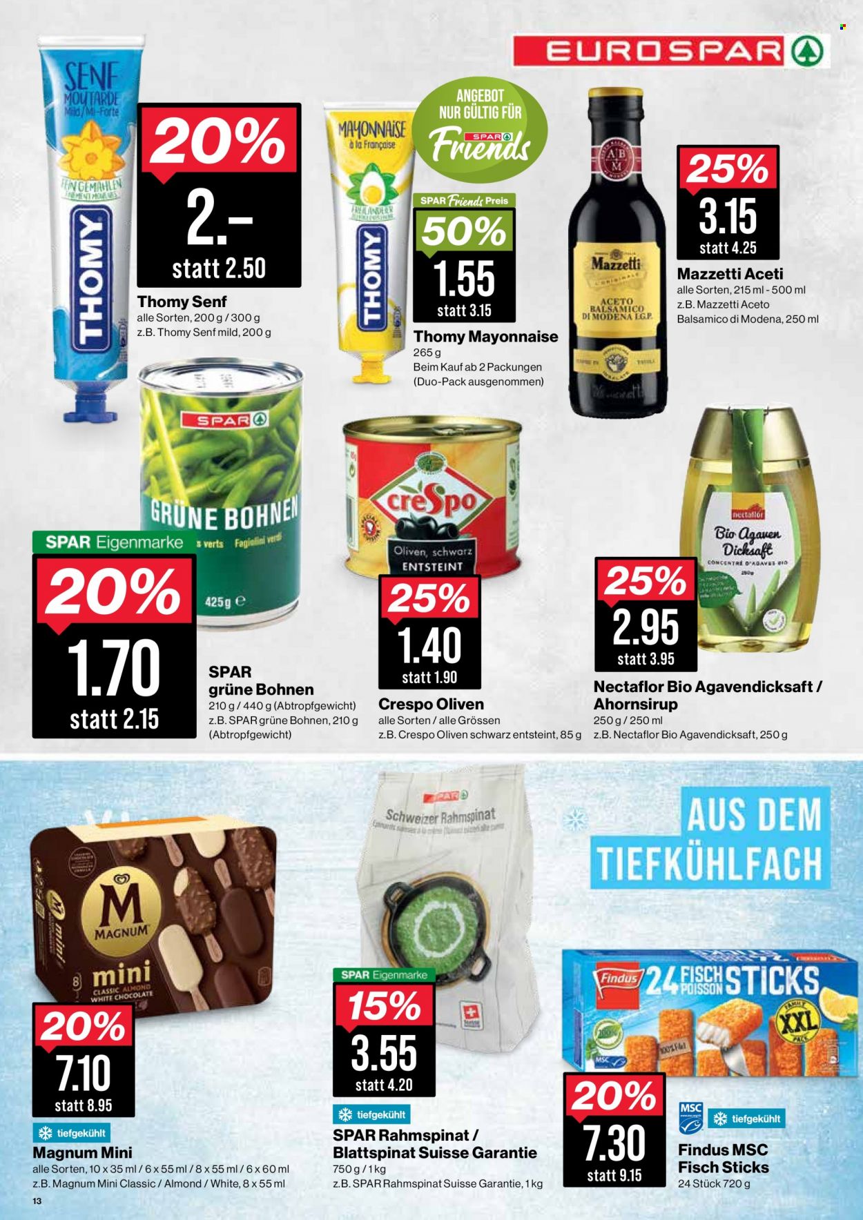 Prospekt SPAR - 16.8.2022 - 20.8.2022. Seite 13
