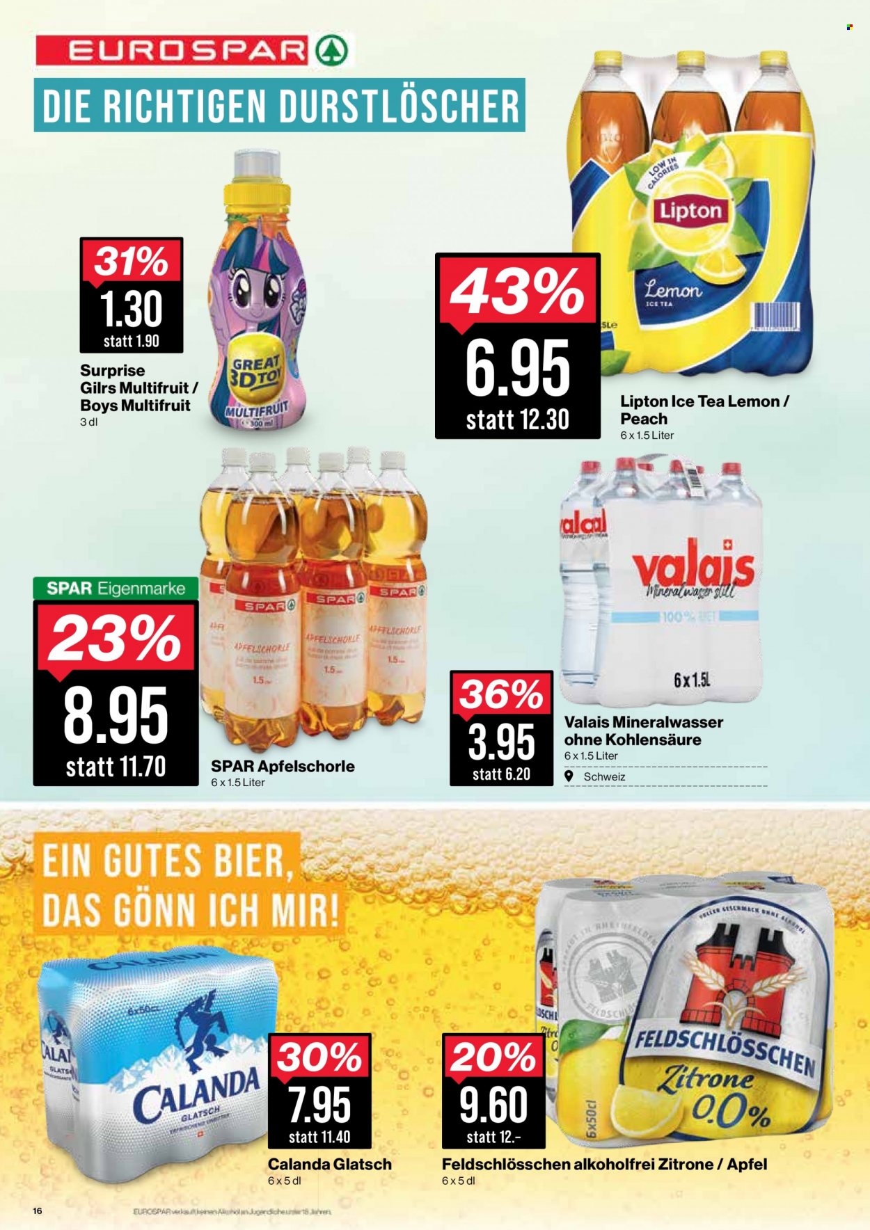 Prospekt SPAR - 16.8.2022 - 20.8.2022. Seite 16