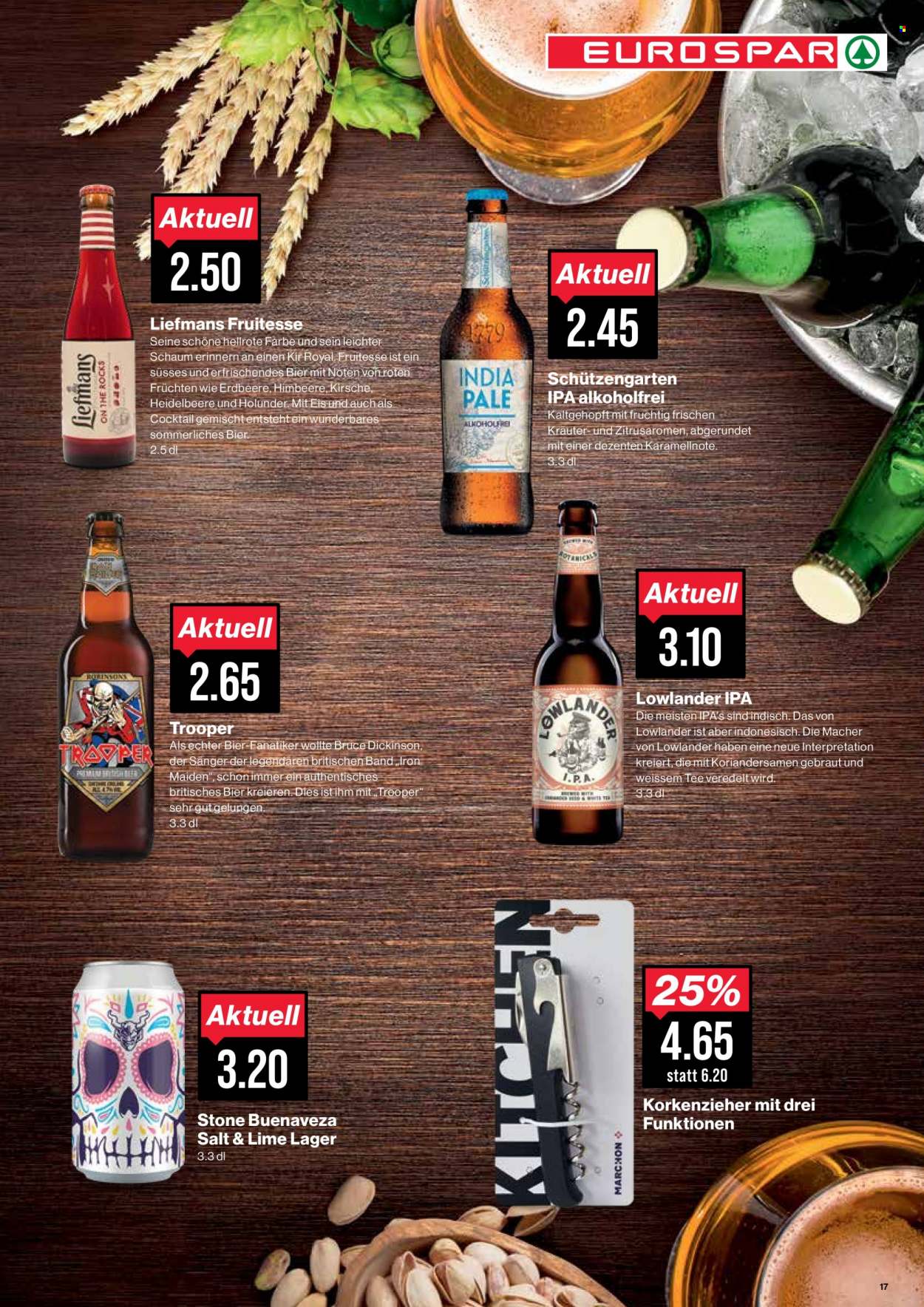 Prospekt SPAR - 16.8.2022 - 20.8.2022. Seite 17
