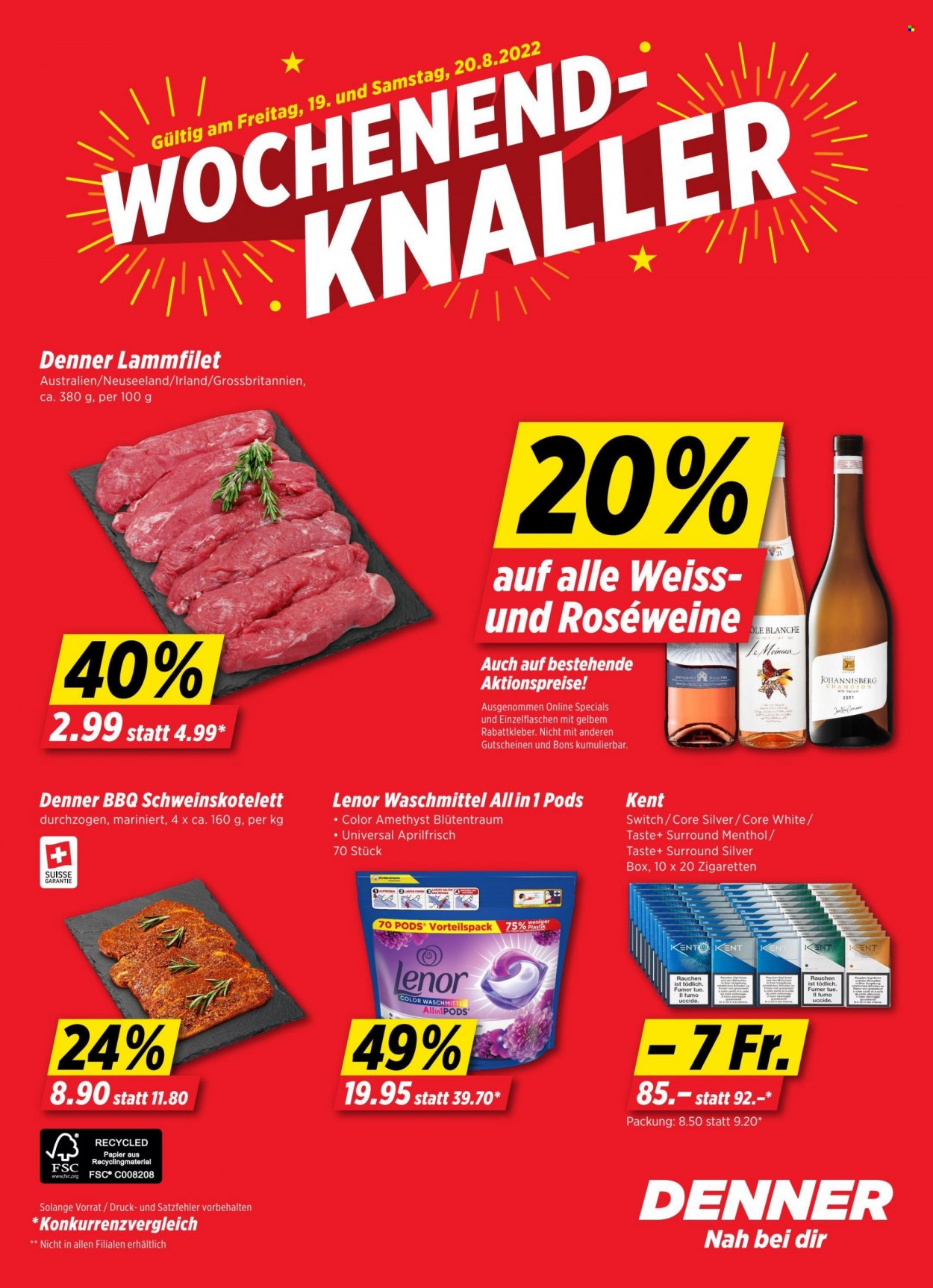 Prospekt Denner - 16.8.2022 - 22.8.2022. Seite 24