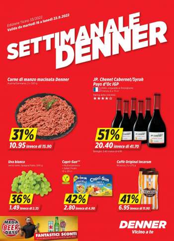 Volantino Denner - 16.8.2022 - 22.8.2022.