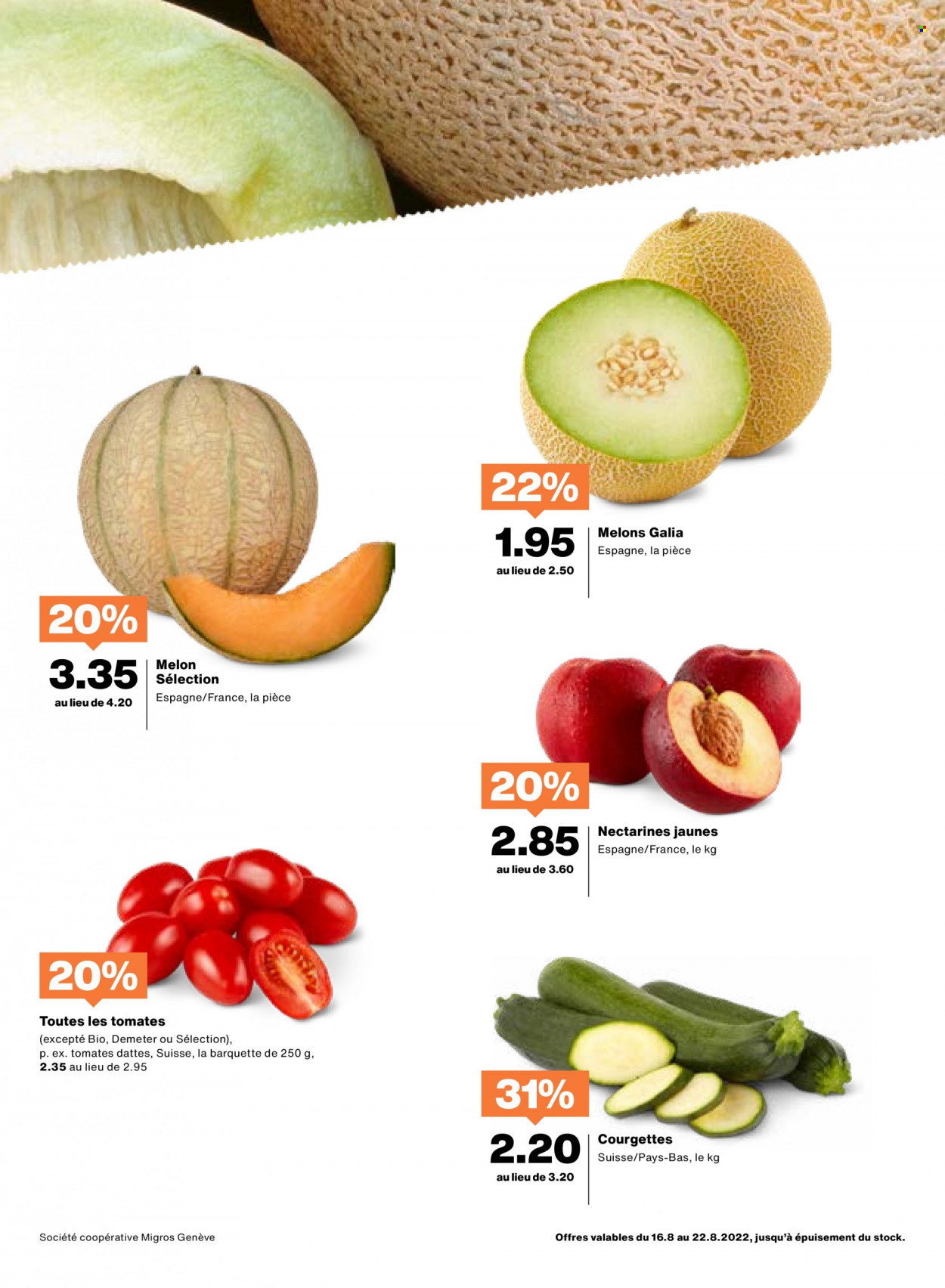 Prospekt Migros - 16.8.2022 - 22.8.2022. Seite 3