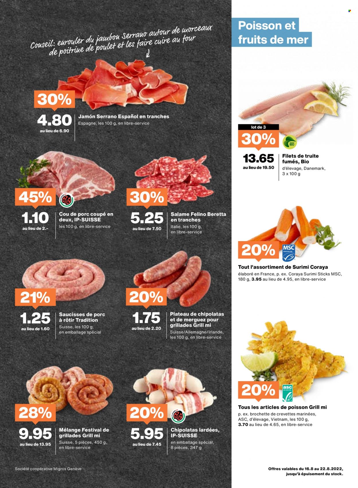 Prospekt Migros - 16.8.2022 - 22.8.2022. Seite 5