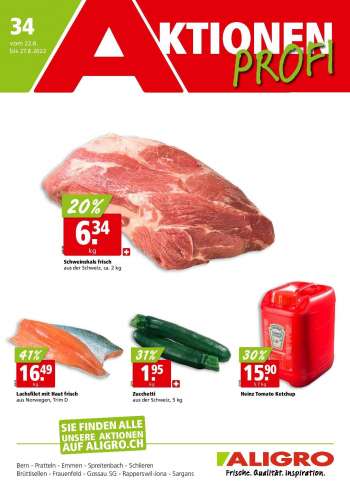 Catalogue ALIGRO - 22.8.2022 - 27.8.2022.