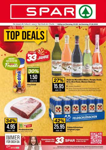 Catalogue SPAR - 23.8.2022 - 27.8.2022.