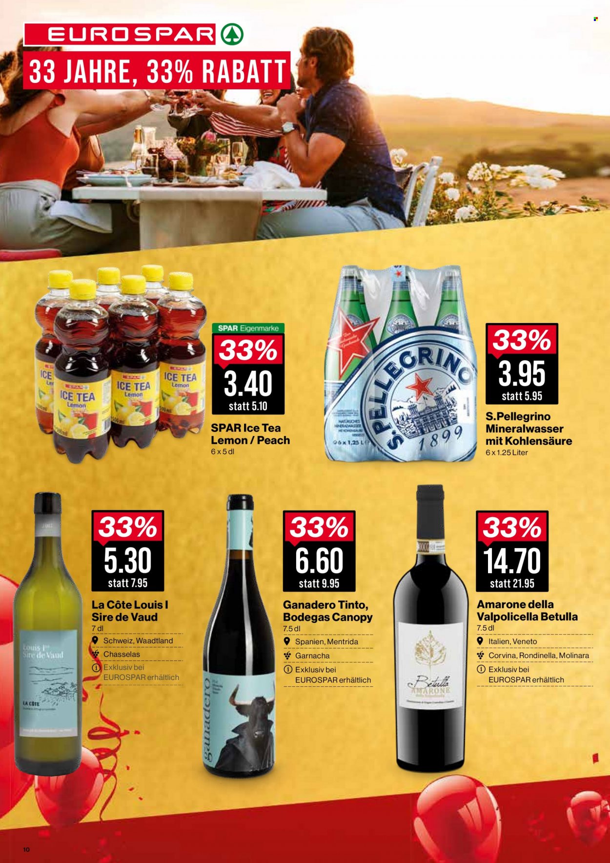 Prospekt SPAR - 23.8.2022 - 27.8.2022. Seite 10