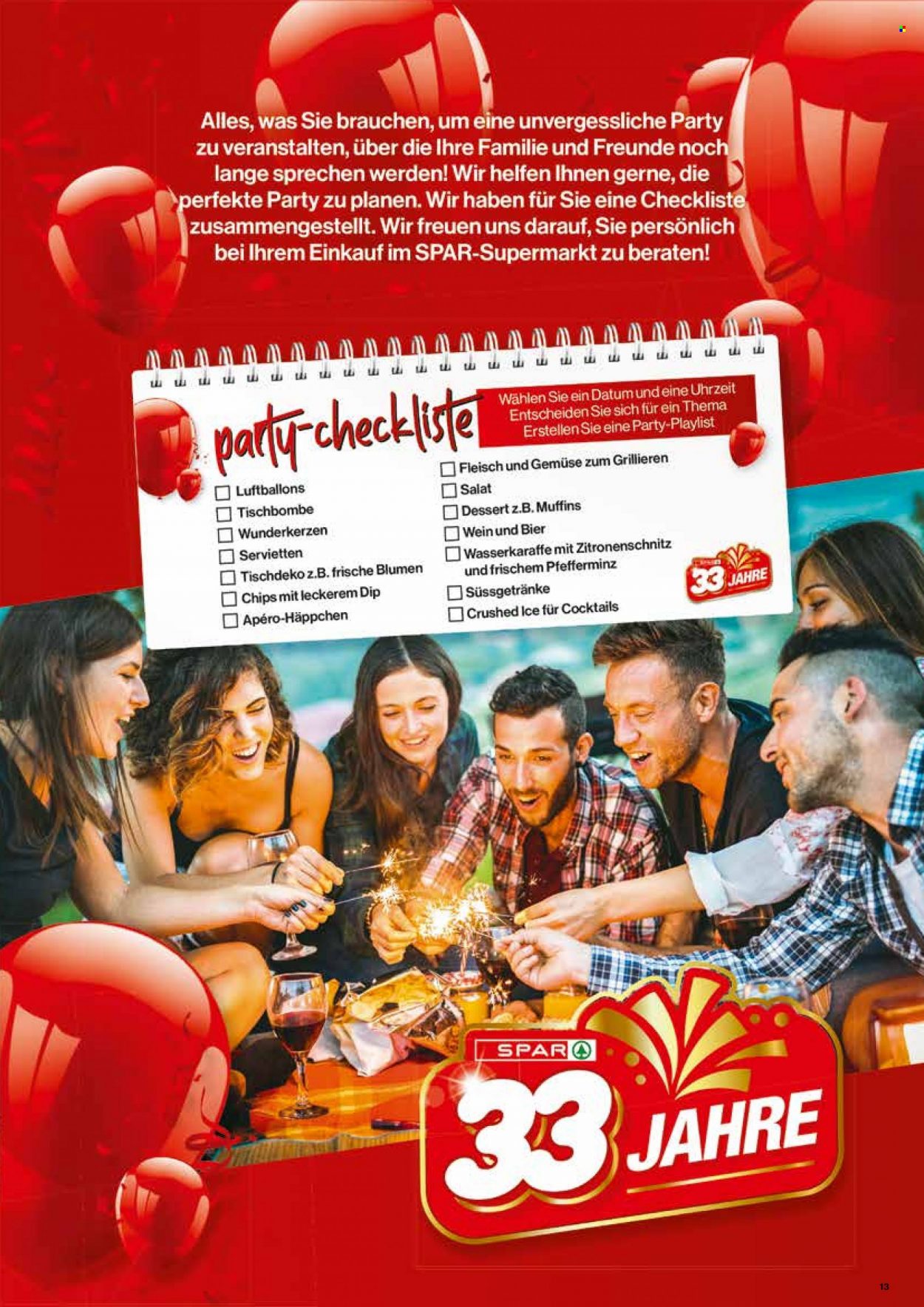 Prospekt SPAR - 23.8.2022 - 27.8.2022. Seite 13
