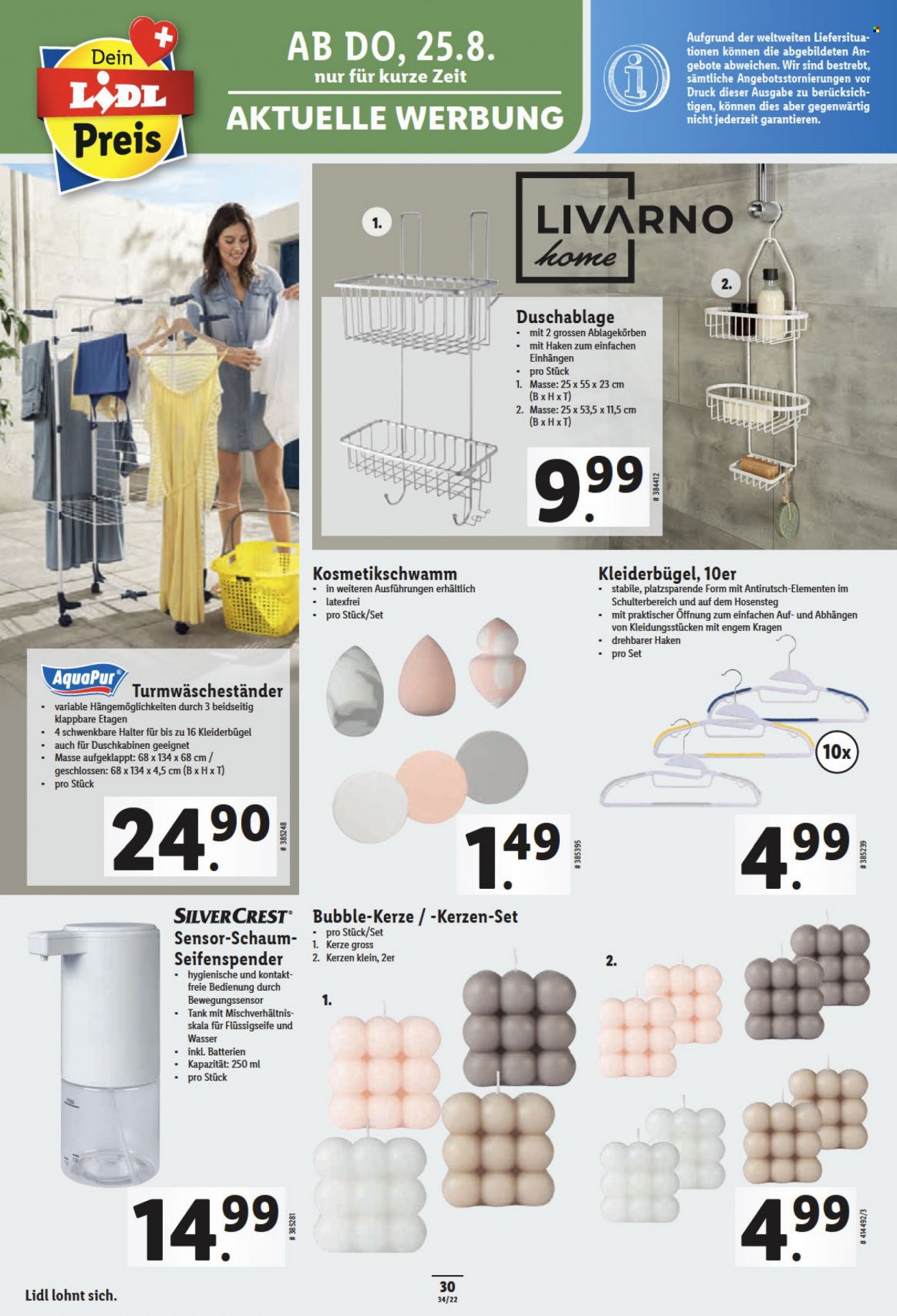 Prospekt Lidl - 25.8.2022 - 31.8.2022. Seite 30