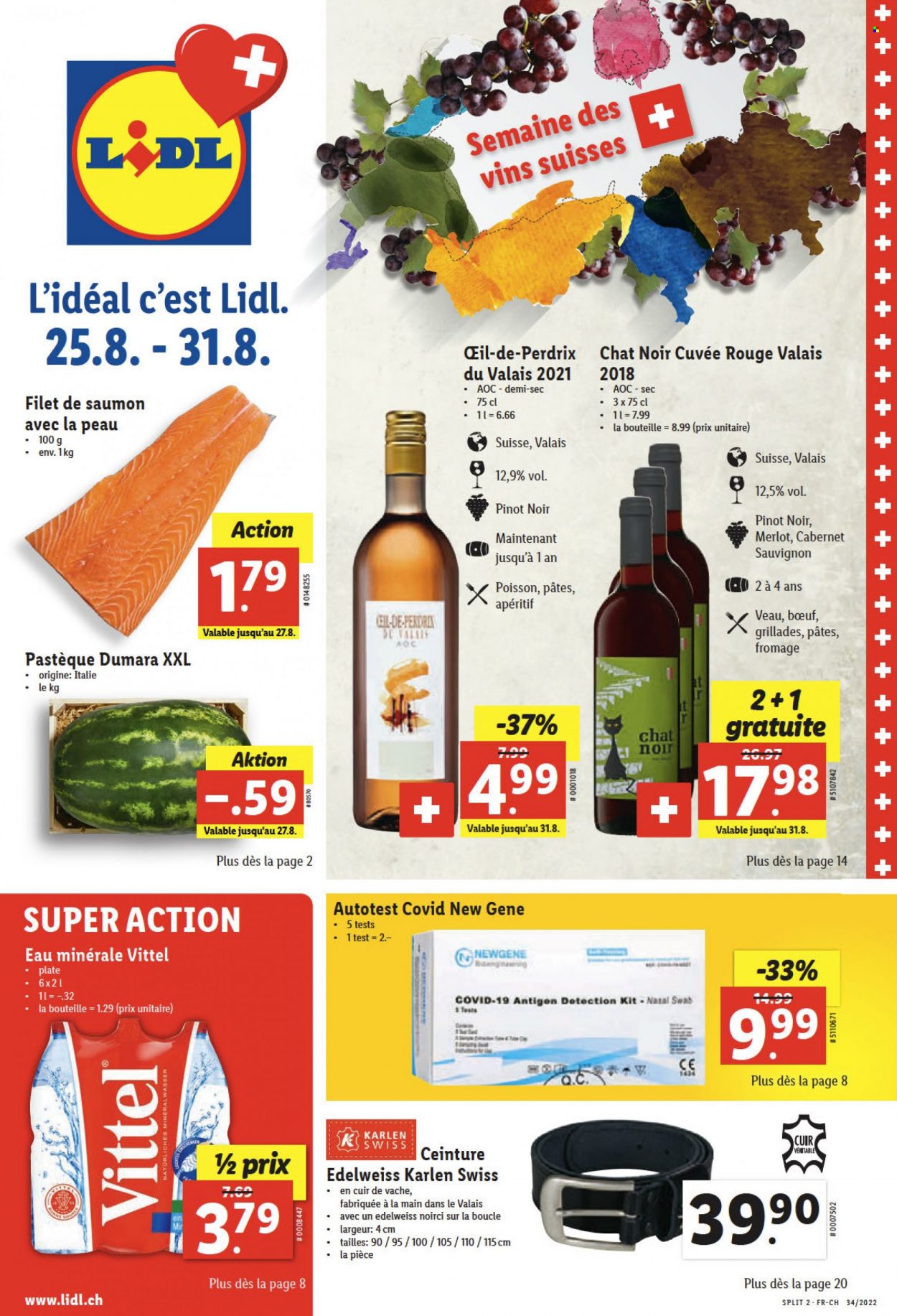 Prospekt Lidl - 25.8.2022 - 31.8.2022. Seite 1