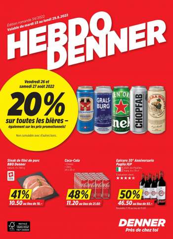 Volantino Denner - 22.8.2022 - 28.8.2022.