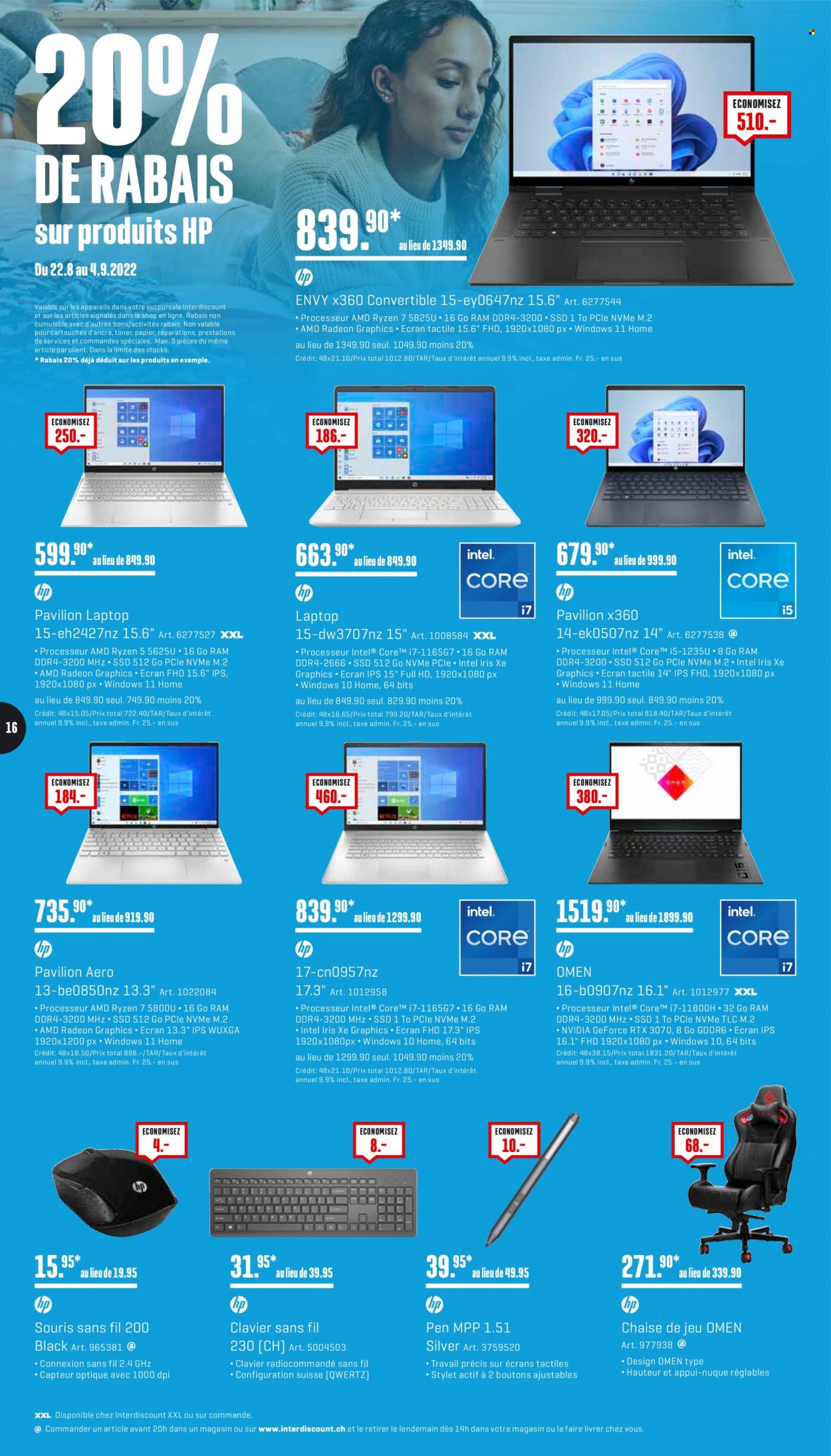 Catalogue Interdiscount - 22.8.2022 - 4.9.2022. Page 16