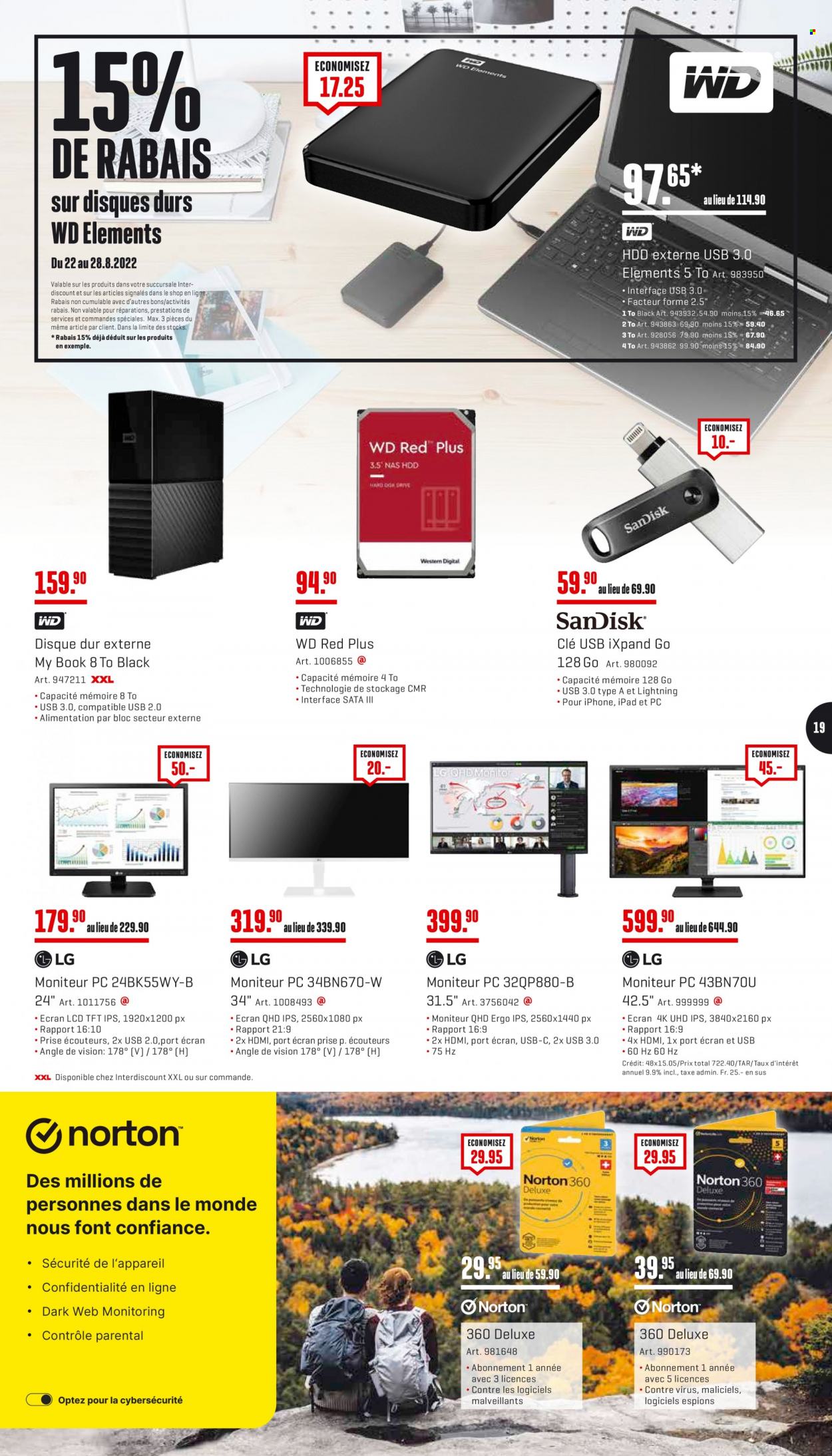 Catalogue Interdiscount - 22.8.2022 - 4.9.2022. Page 19