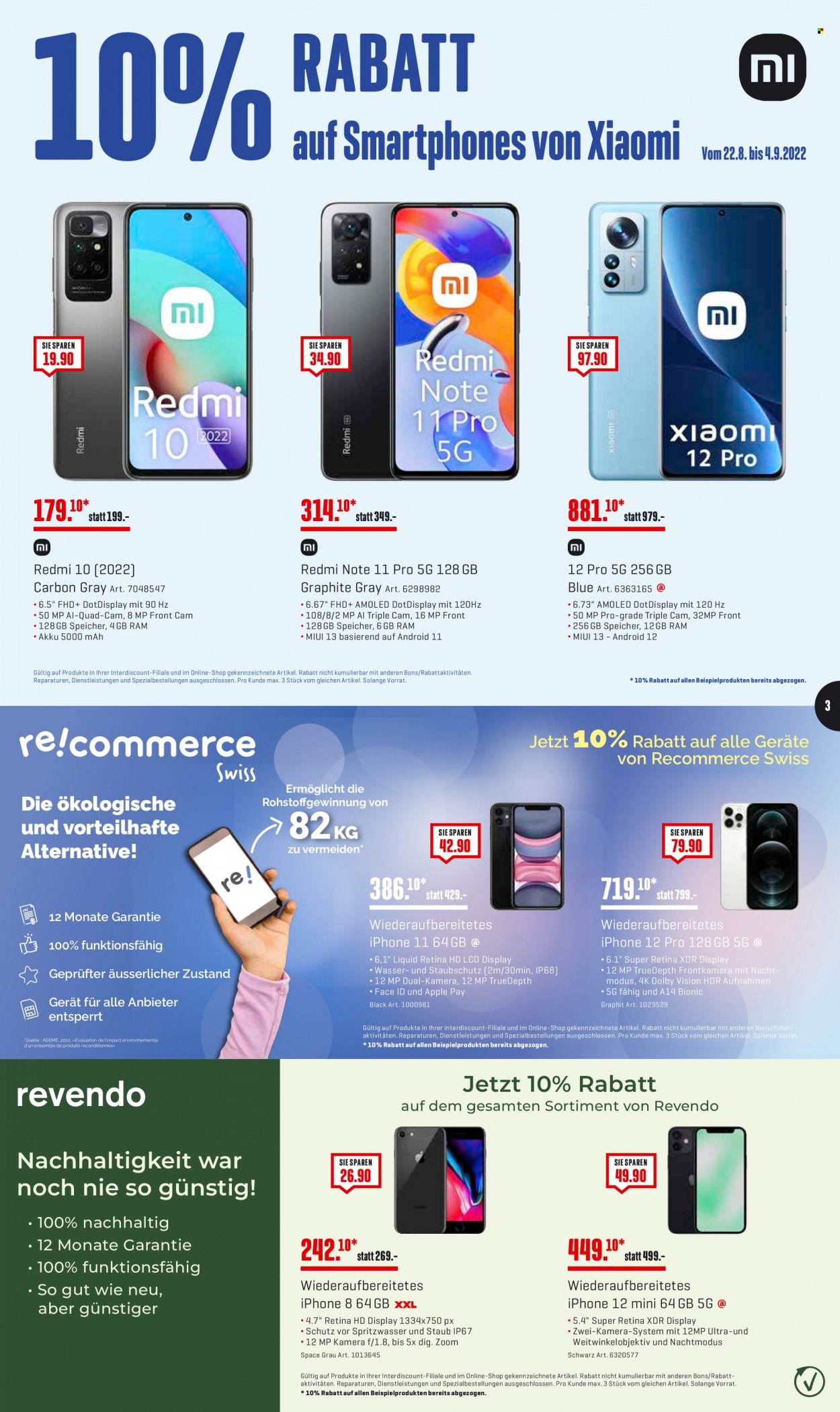 Volantino Interdiscount - 22.8.2022 - 4.9.2022. Pagina 3