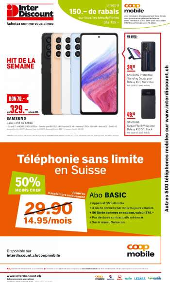 Volantino Interdiscount - 22.8.2022 - 4.9.2022.