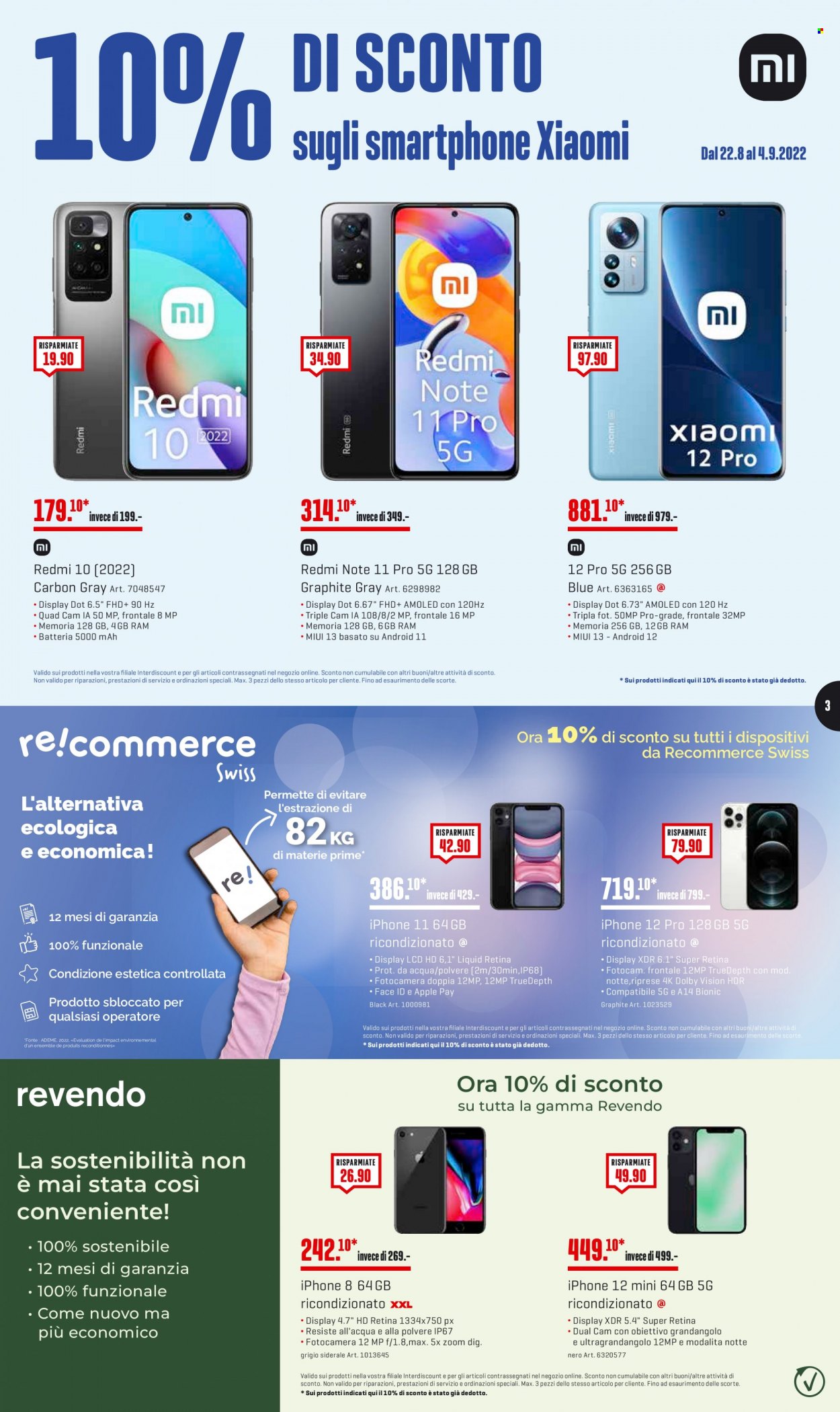 Prospekt Interdiscount - 22.8.2022 - 4.9.2022. Seite 3