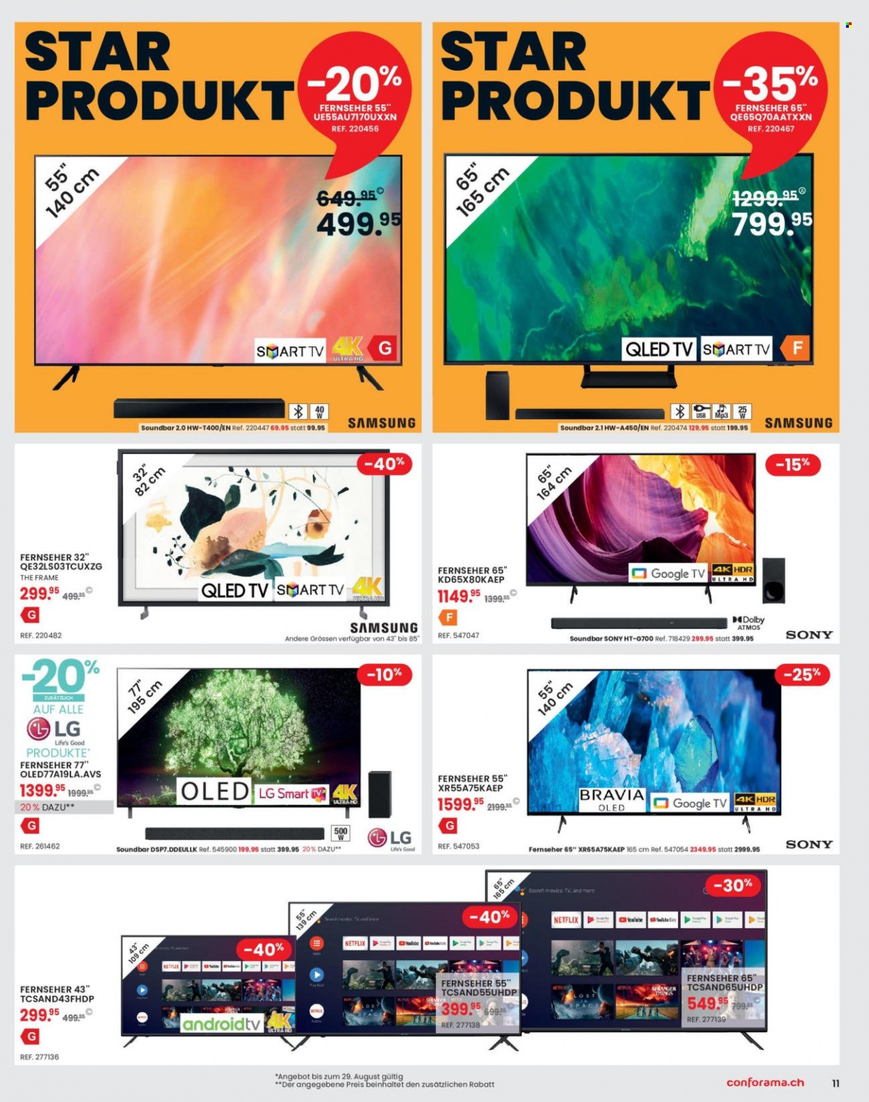 Catalogue Conforama - 23.8.2022 - 5.9.2022. Page 11