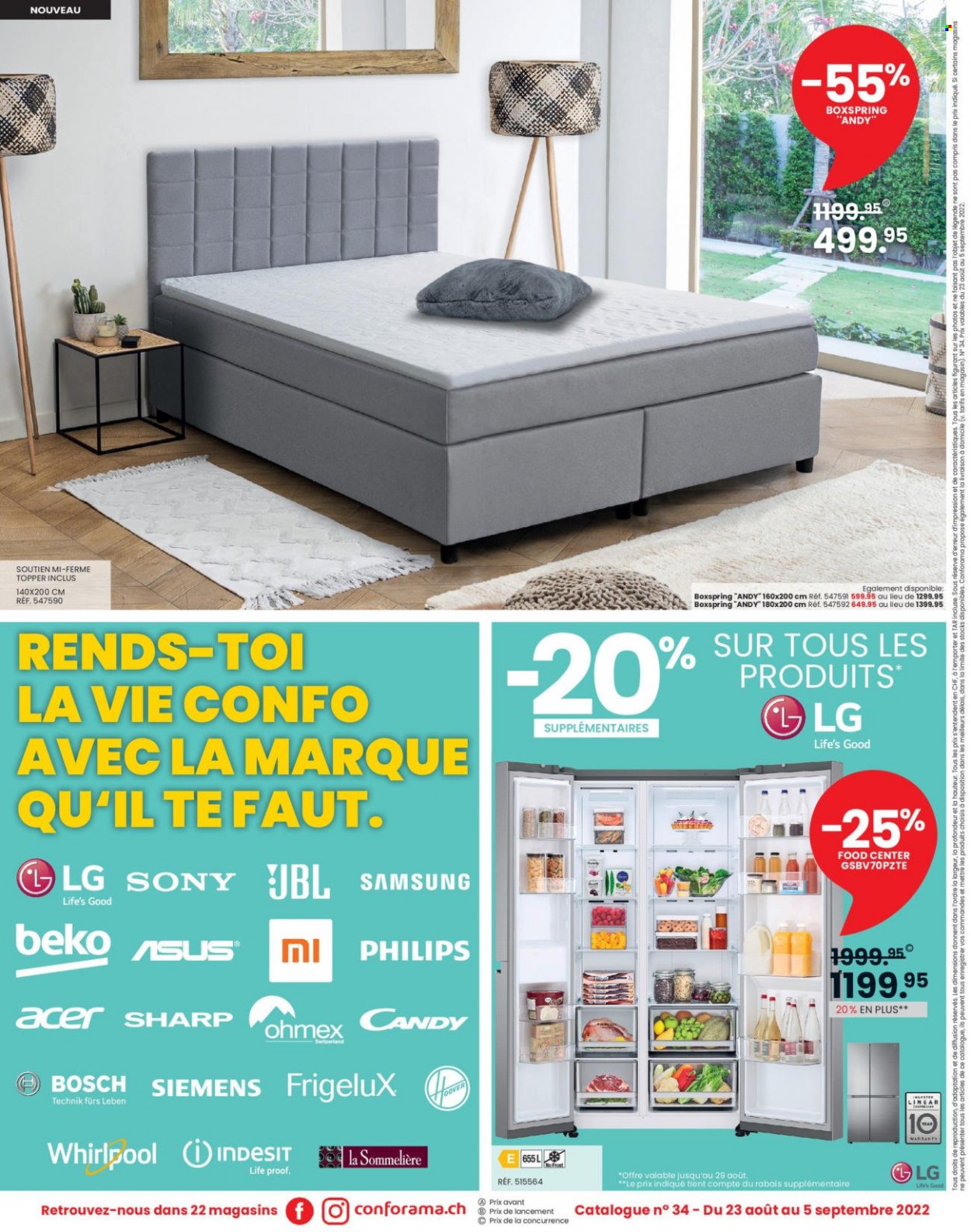 Volantino Conforama - 23.8.2022 - 5.9.2022. Pagina 12