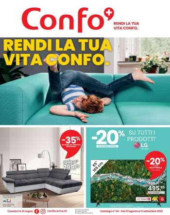 Volantino Conforama - 23.8.2022 - 5.9.2022.