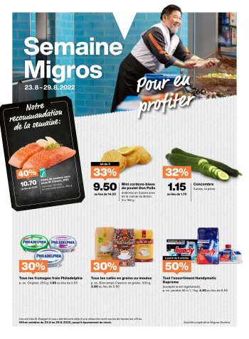 Volantino Migros - 23.8.2022 - 29.8.2022.