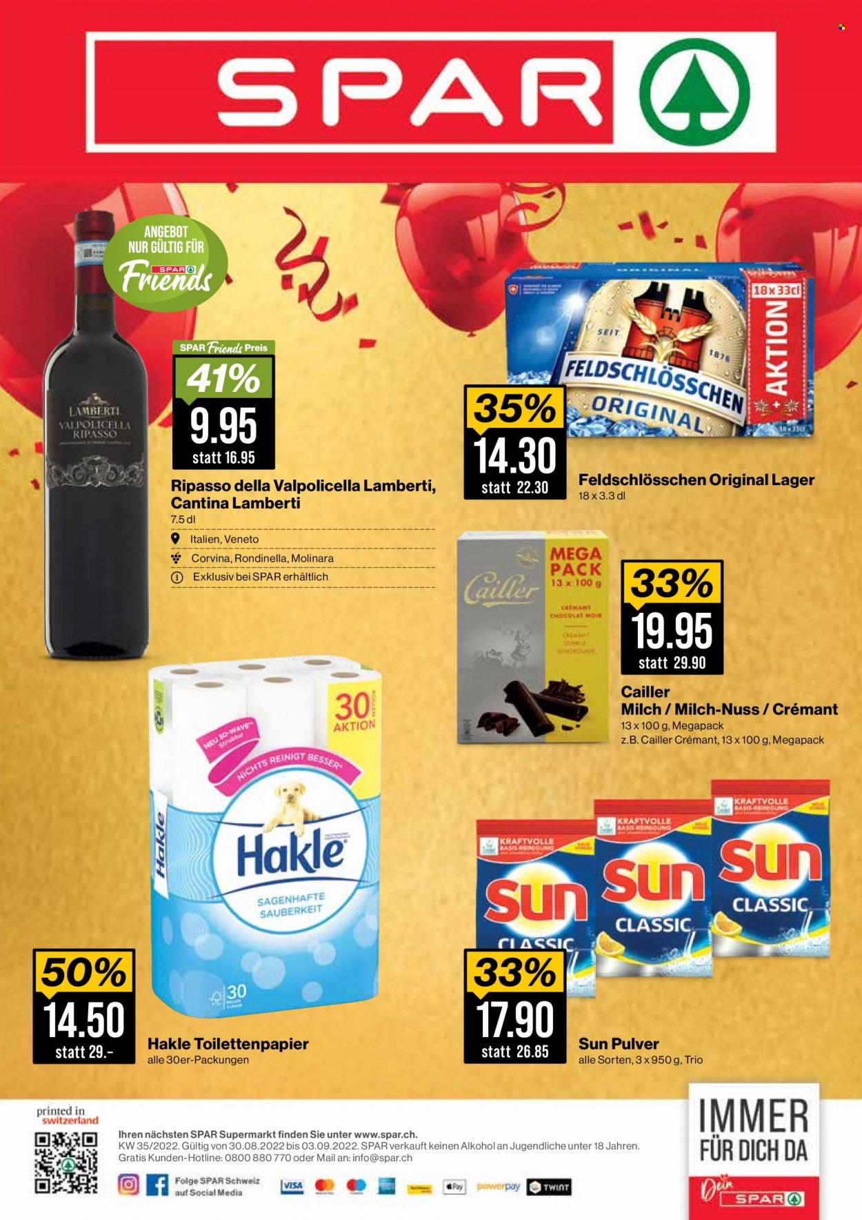 Volantino SPAR - 30.8.2022 - 3.9.2022. Pagina 20