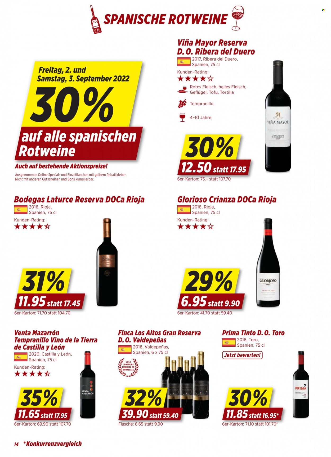 Prospekt Denner - 30.8.2022 - 5.9.2022. Seite 14