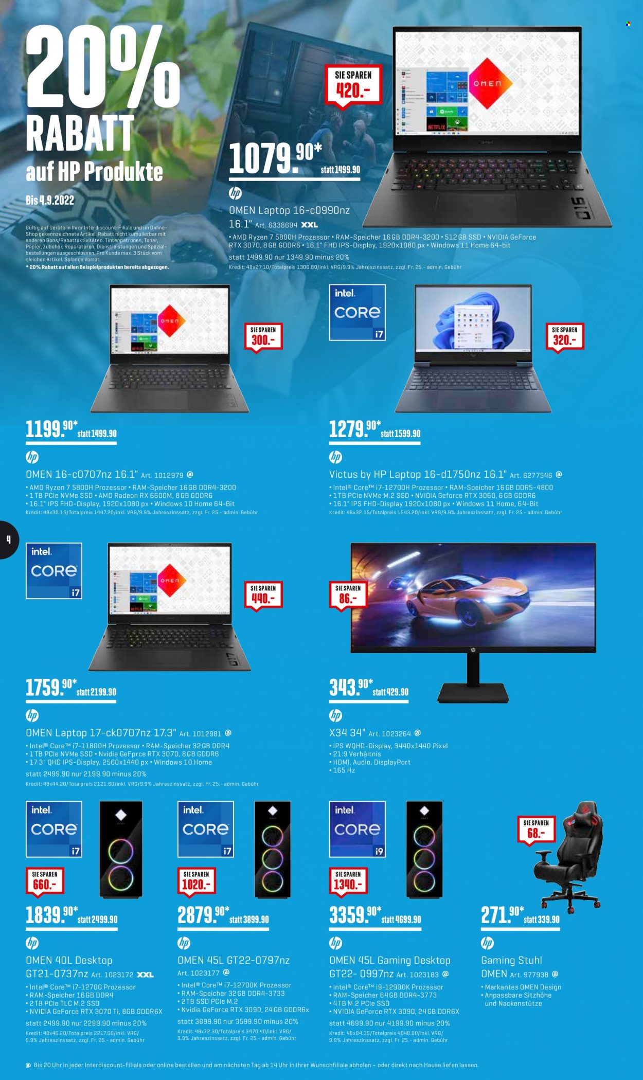 Catalogue Interdiscount - 29.8.2022 - 4.9.2022. Page 4