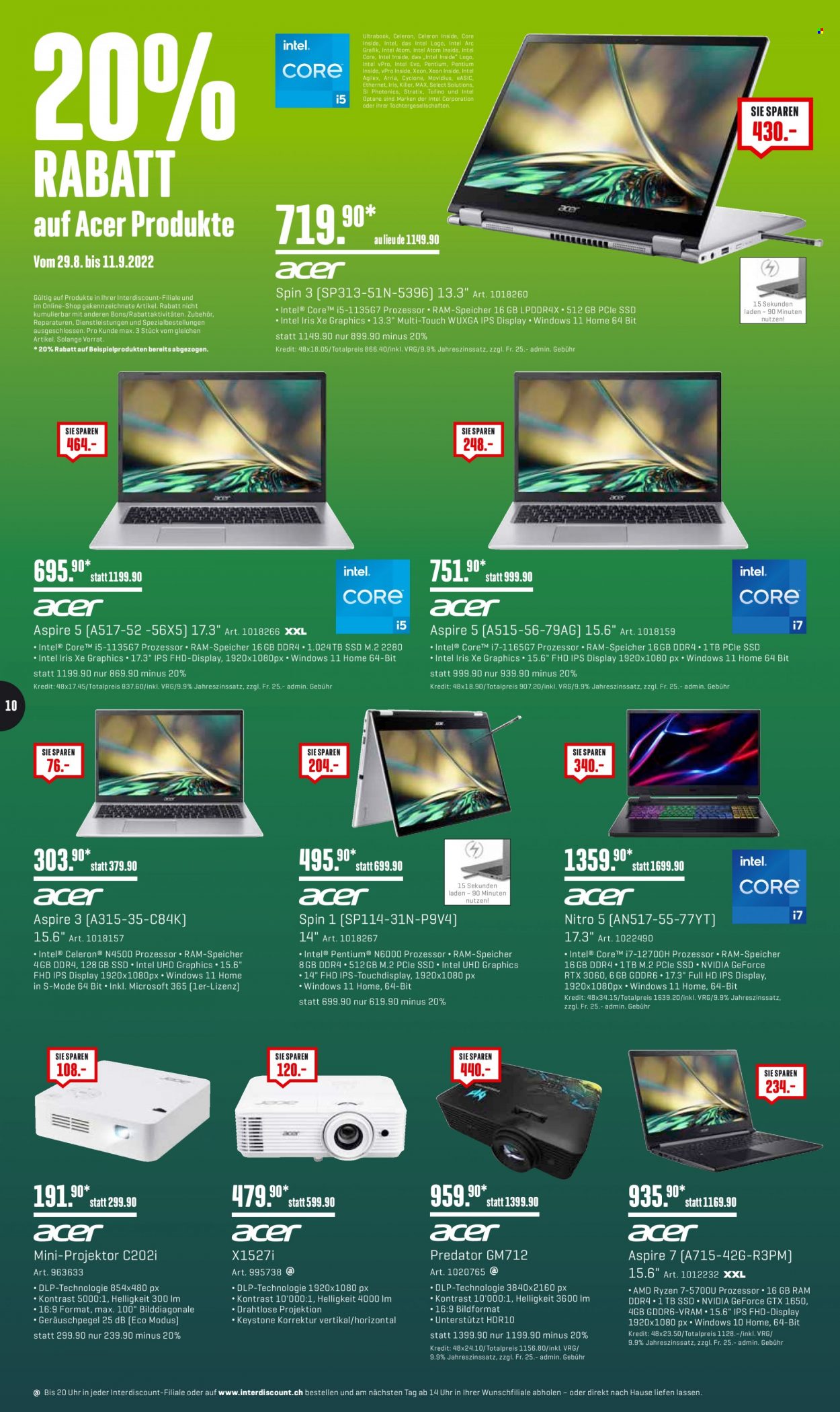 Catalogue Interdiscount - 29.8.2022 - 4.9.2022. Page 10