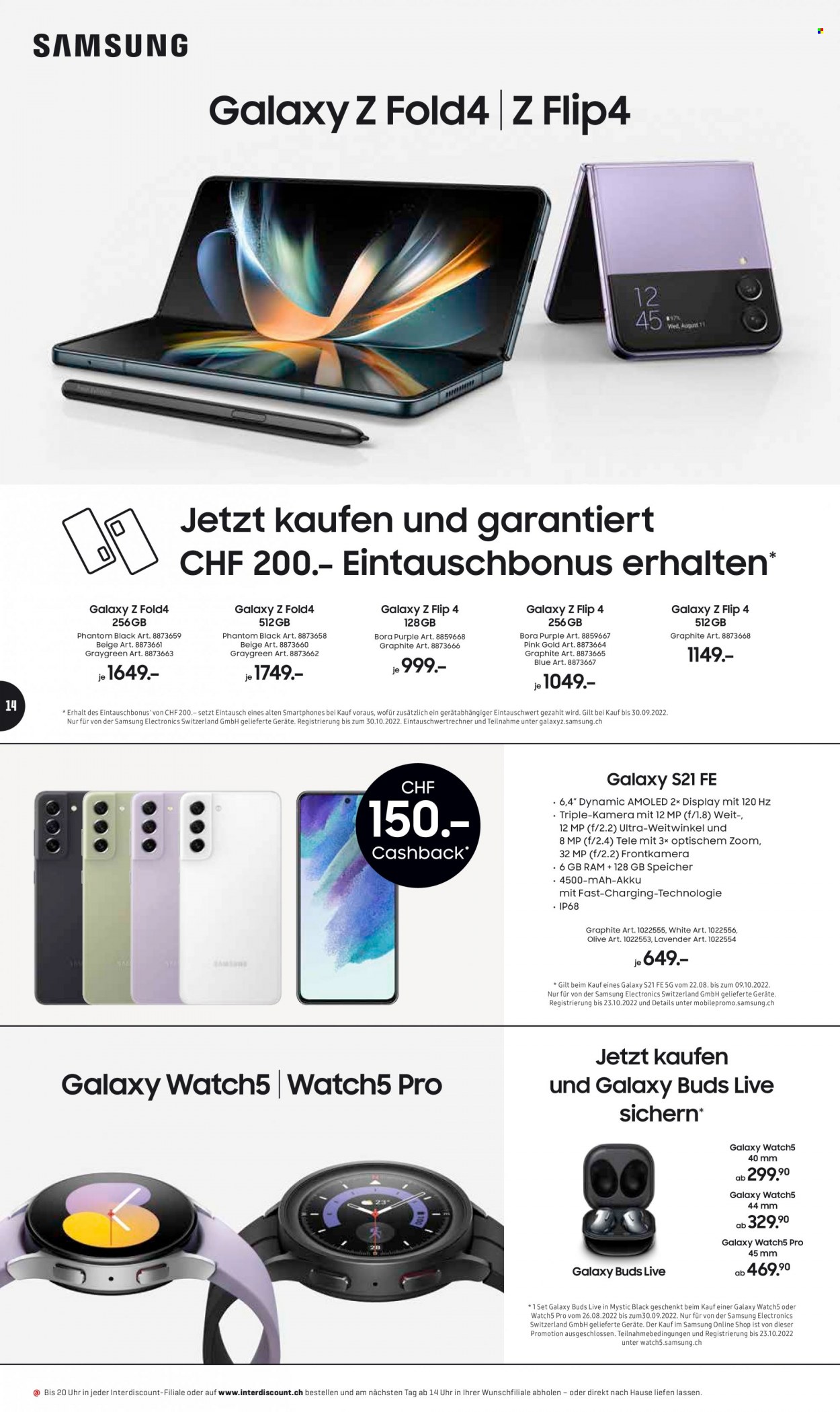 Catalogue Interdiscount - 29.8.2022 - 4.9.2022. Page 14
