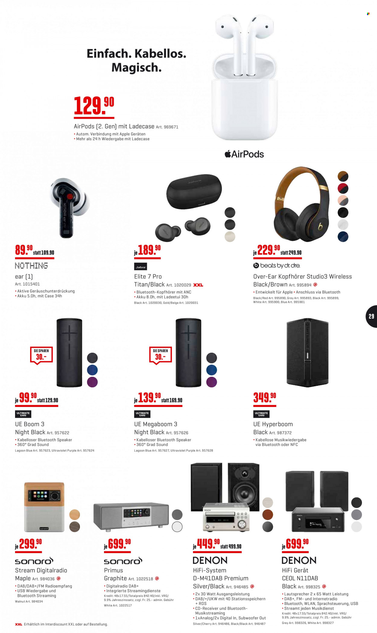 Catalogue Interdiscount - 29.8.2022 - 4.9.2022. Page 29
