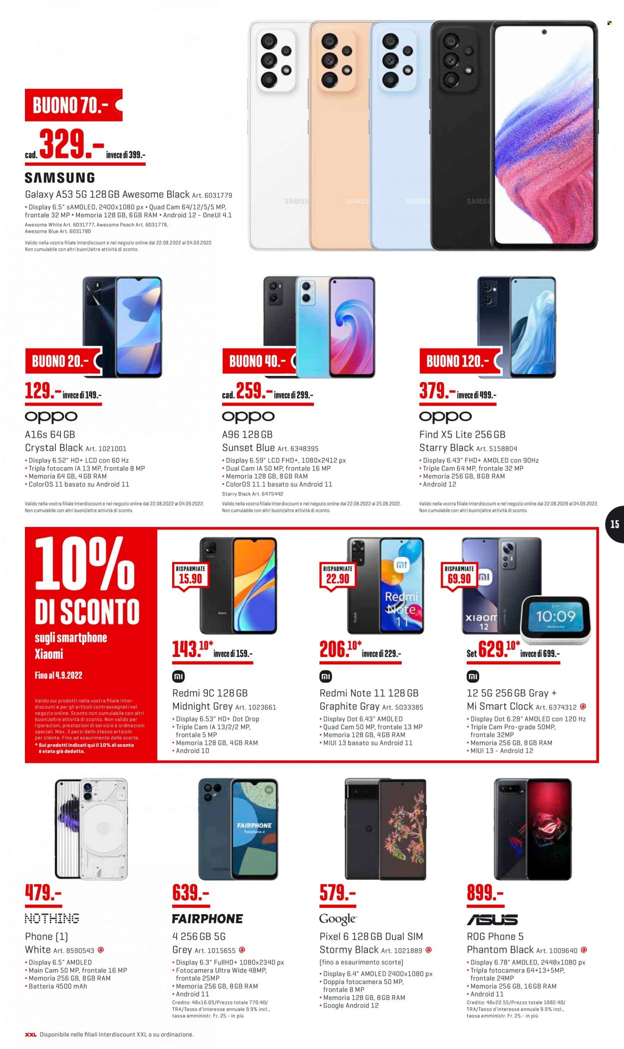 Catalogue Interdiscount - 29.8.2022 - 4.9.2022. Page 15