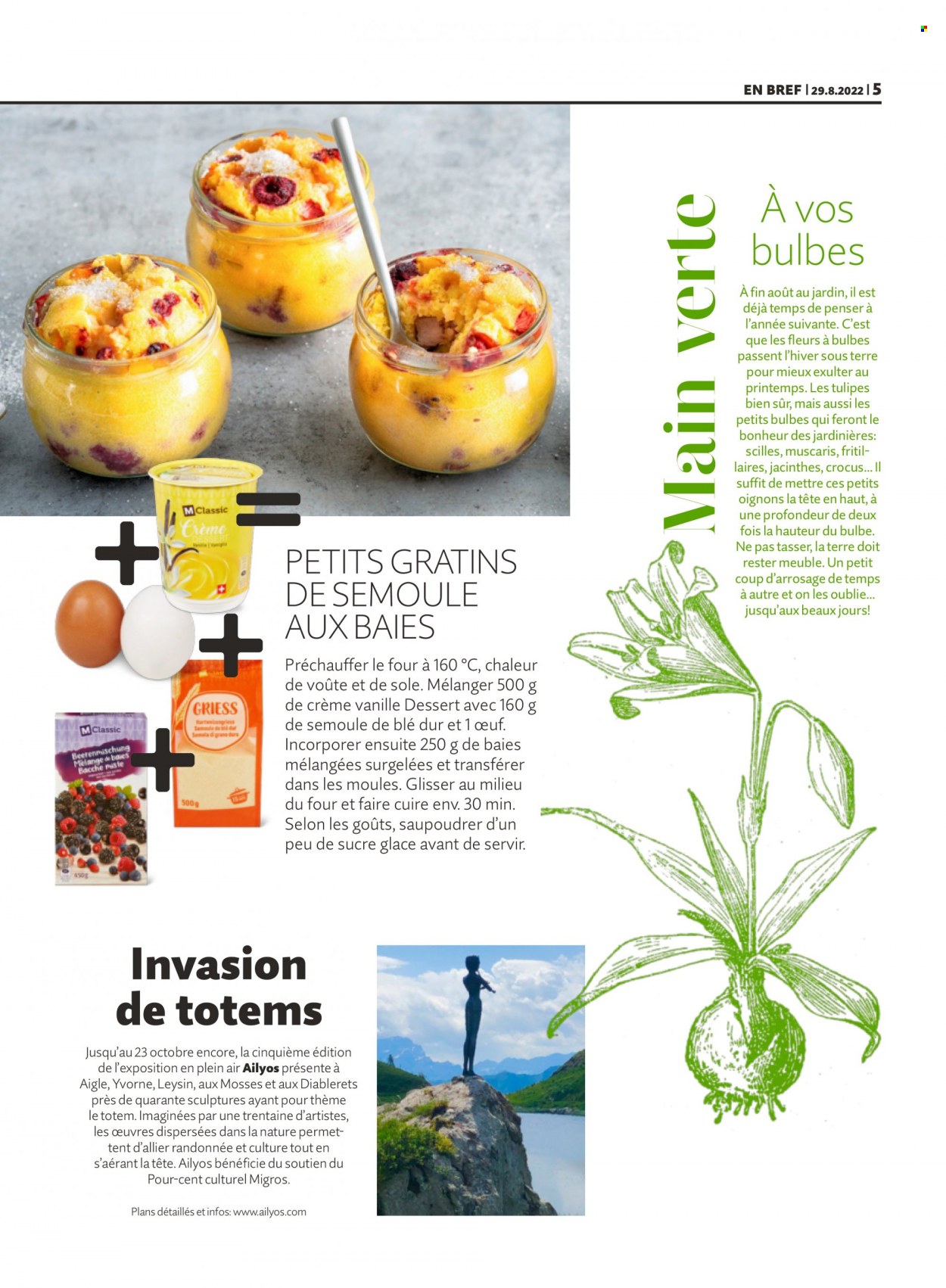 Catalogue Migros - 29.8.2022 - 4.9.2022. Page 5
