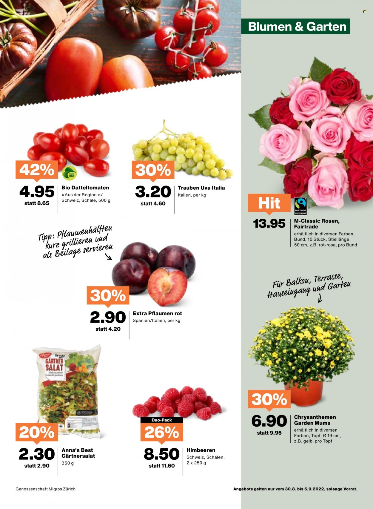 Prospekt Migros - 30.8.2022 - 5.9.2022. Seite 3