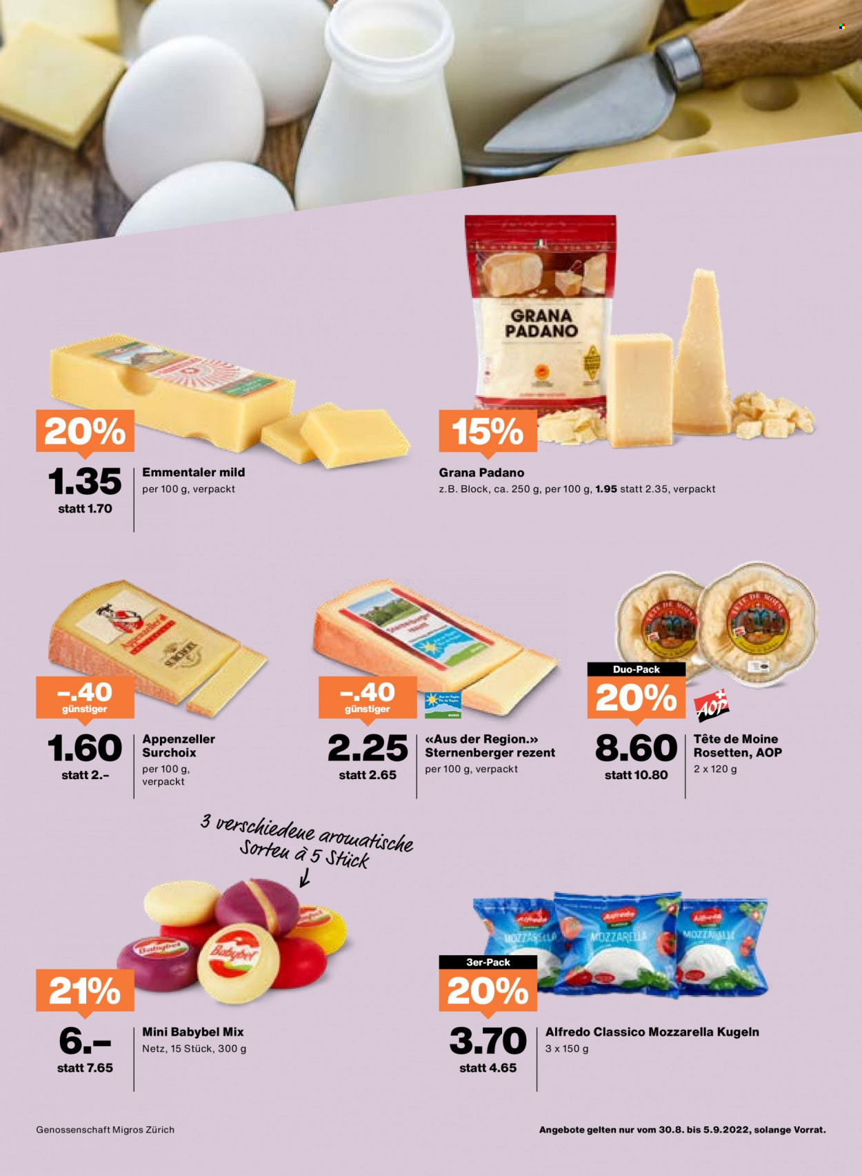 Prospekt Migros - 30.8.2022 - 5.9.2022. Seite 9