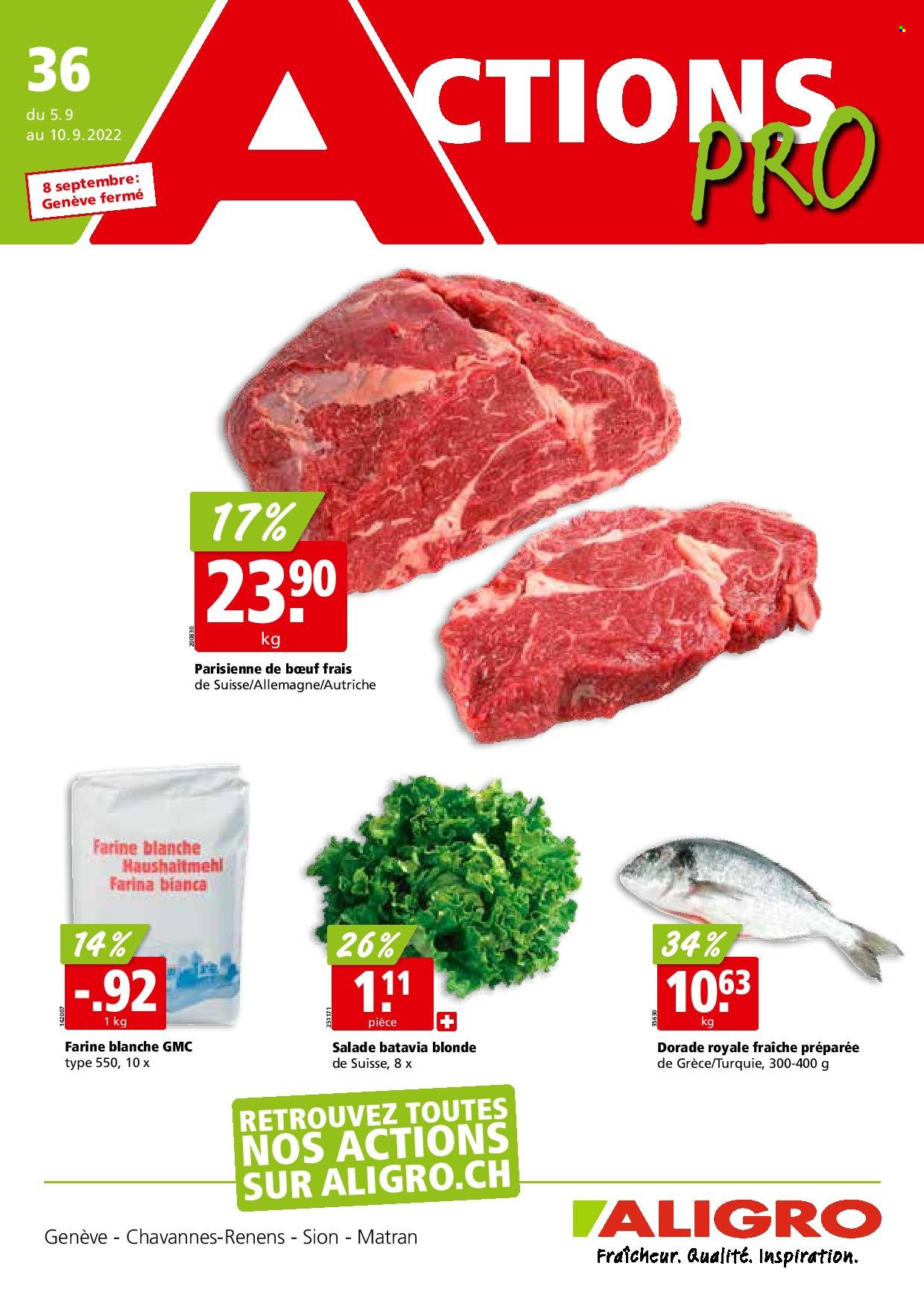 Volantino ALIGRO - 5.9.2022 - 10.9.2022. Pagina 1
