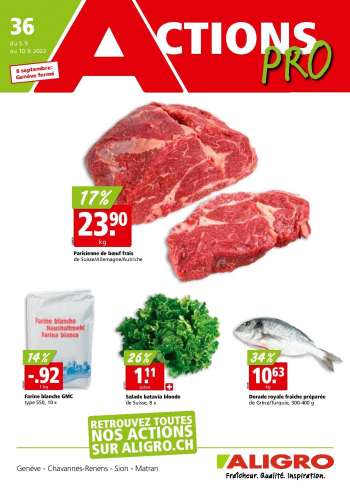 Volantino ALIGRO - 5.9.2022 - 10.9.2022.