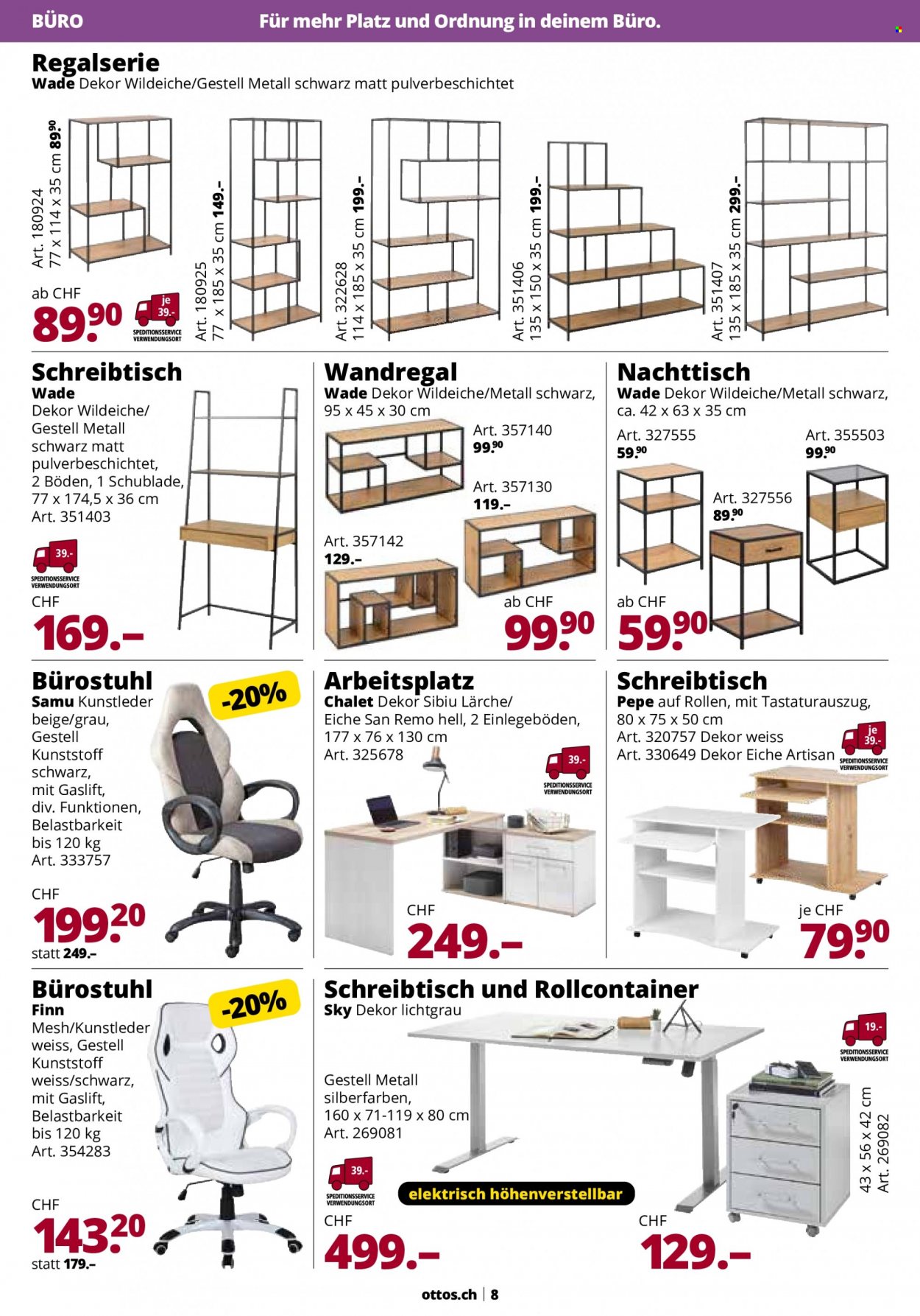 Prospekt Otto's. Seite 8
