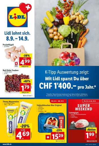 Volantino Lidl - 8.9.2022 - 14.9.2022.