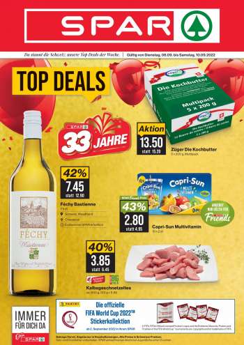 Prospekte SPAR - 6.9.2022 - 10.9.2022.