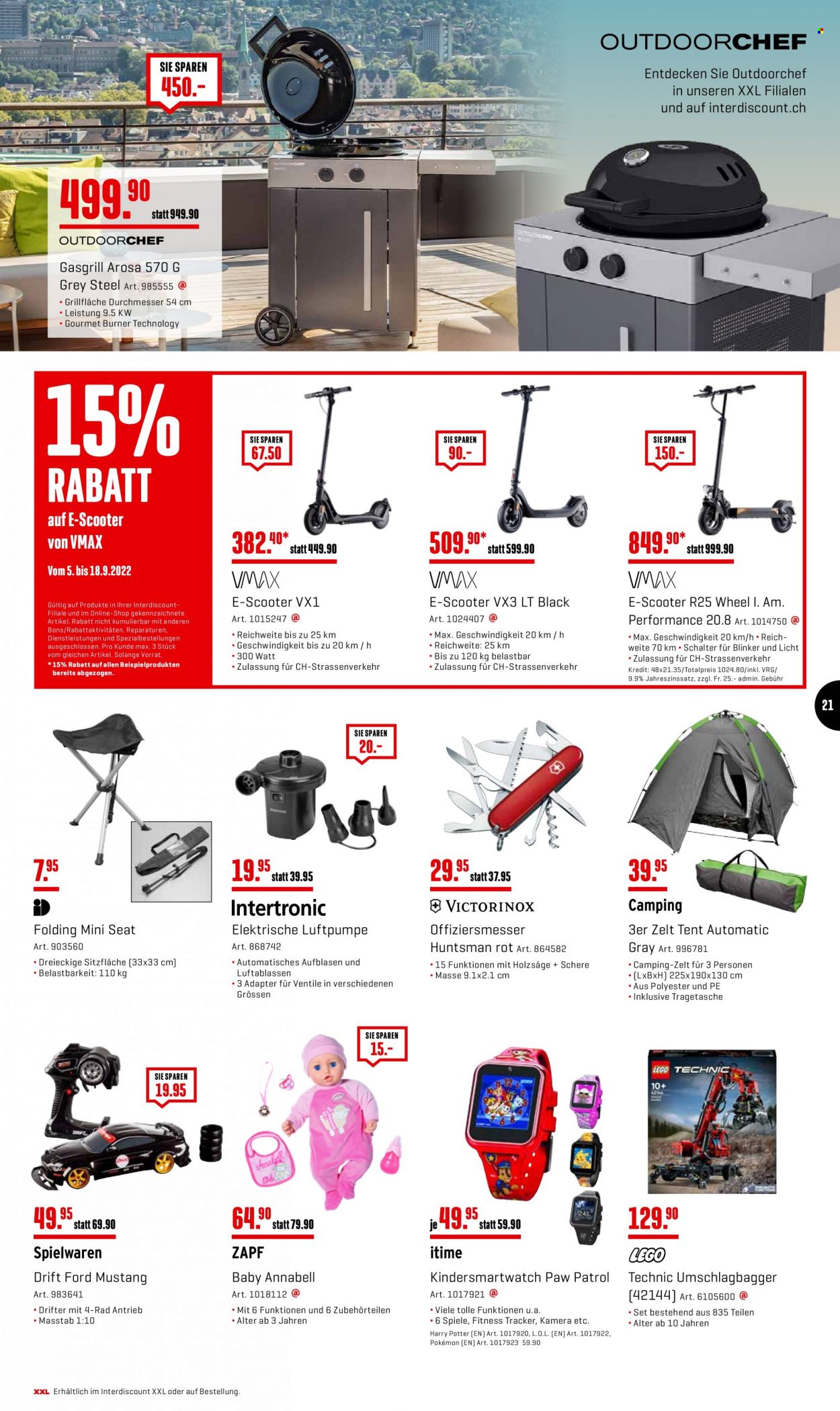 Prospekt Interdiscount - 5.9.2022 - 25.9.2022. Seite 21