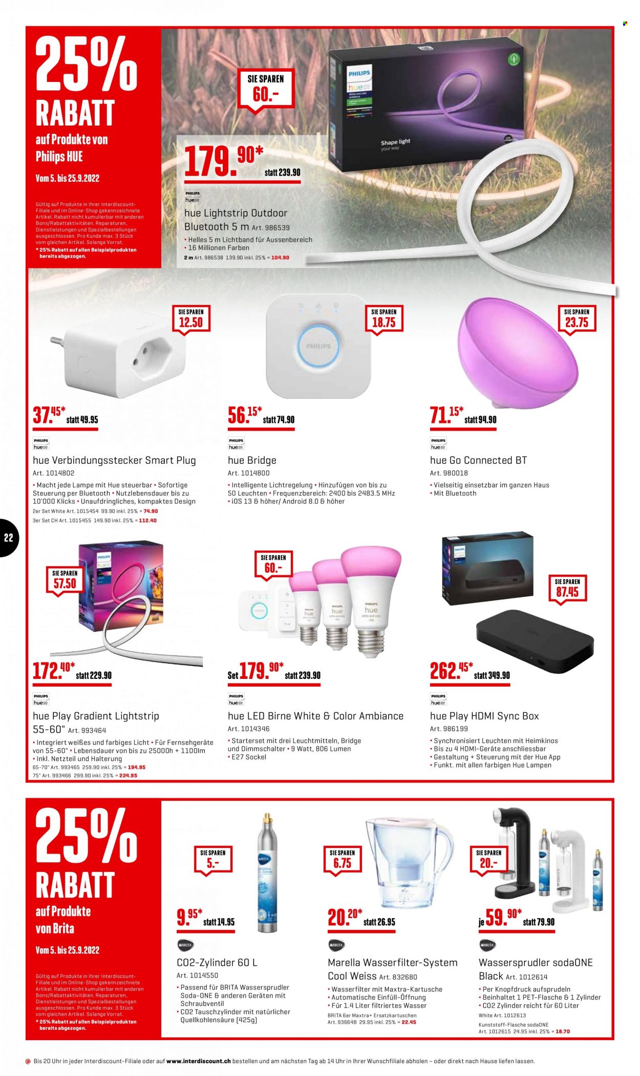 Prospekt Interdiscount - 5.9.2022 - 25.9.2022. Seite 22