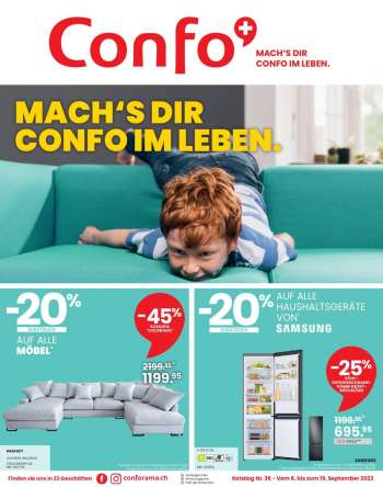 Prospekte Conforama - 6.9.2022 - 19.9.2022.