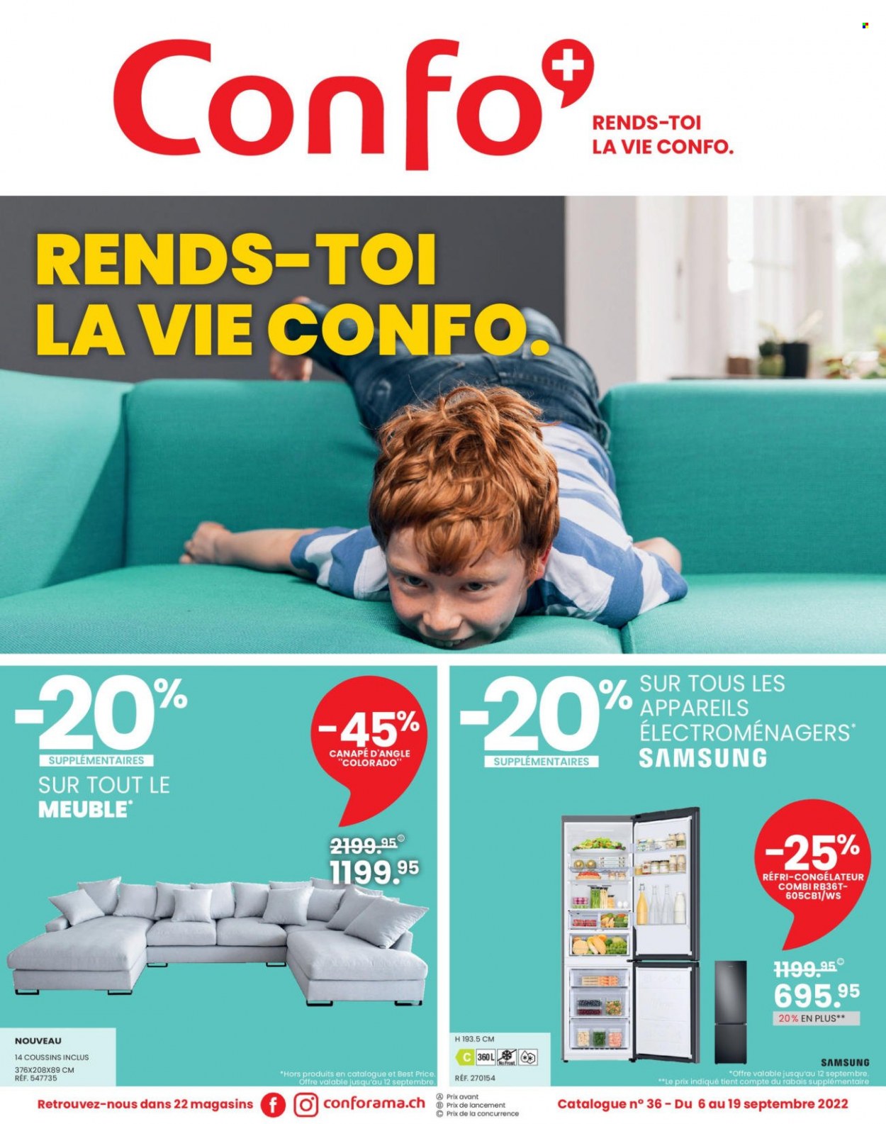 Volantino Conforama - 6.9.2022 - 19.9.2022. Pagina 13