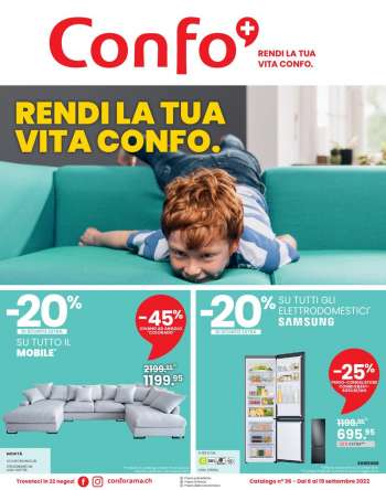 Volantino Conforama - 6.9.2022 - 19.9.2022.