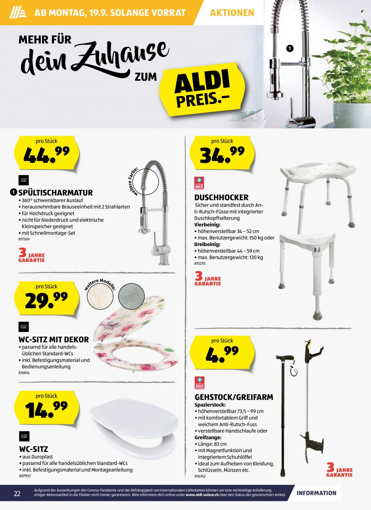 Volantino Aldi - 15.9.2022 - 21.9.2022. Pagina 22