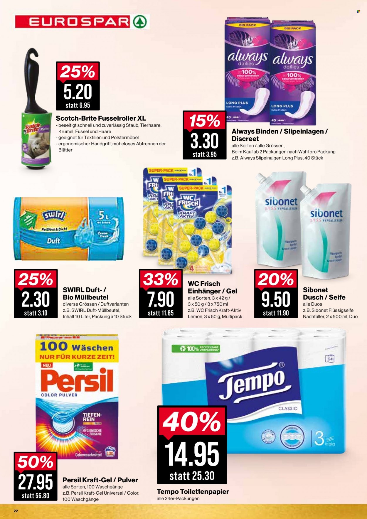 Prospekt SPAR - 13.9.2022 - 17.9.2022. Seite 22