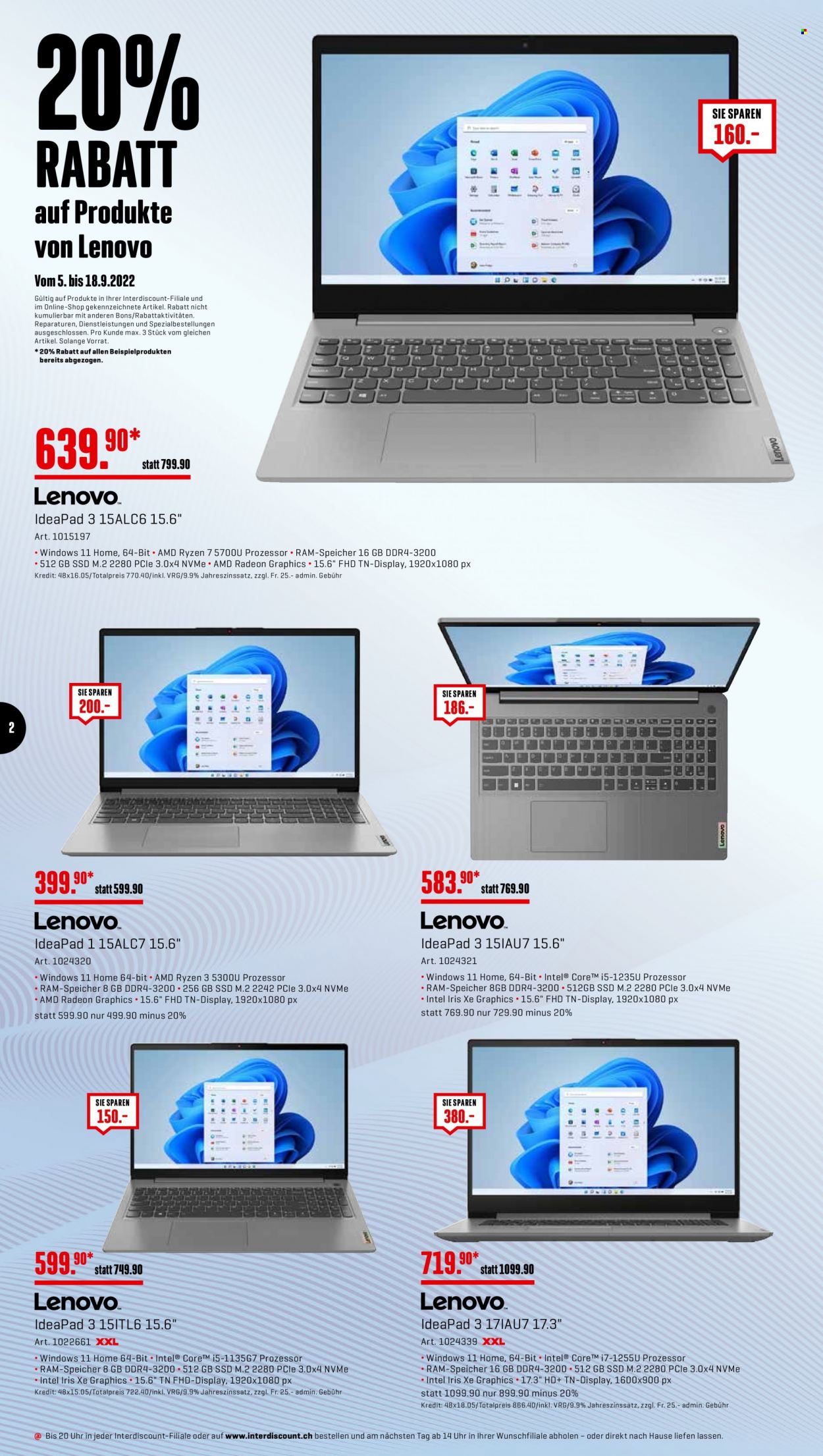 Volantino Interdiscount - 12.9.2022 - 25.9.2022. Pagina 2