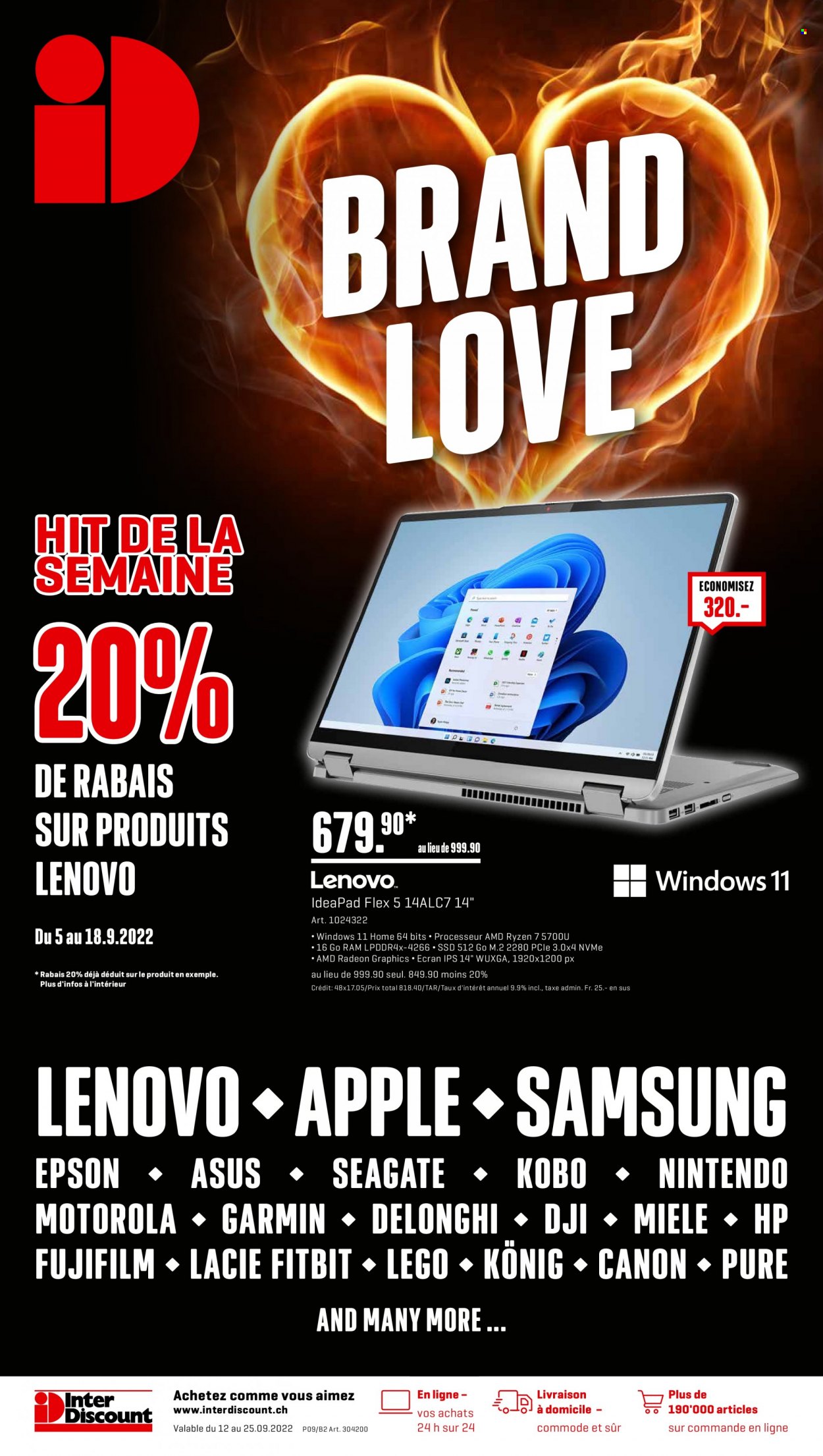 Volantino Interdiscount - 12.9.2022 - 25.9.2022. Pagina 1