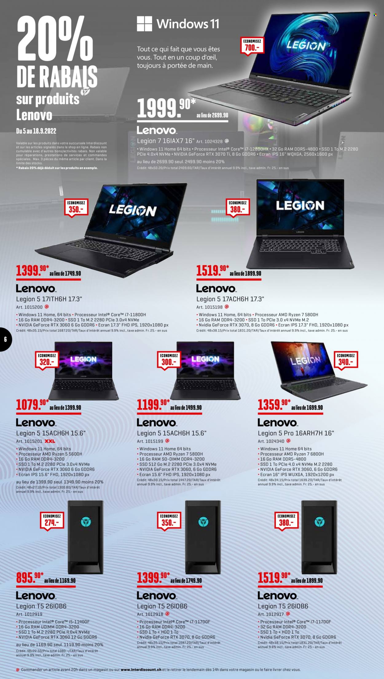 Volantino Interdiscount - 12.9.2022 - 25.9.2022. Pagina 6