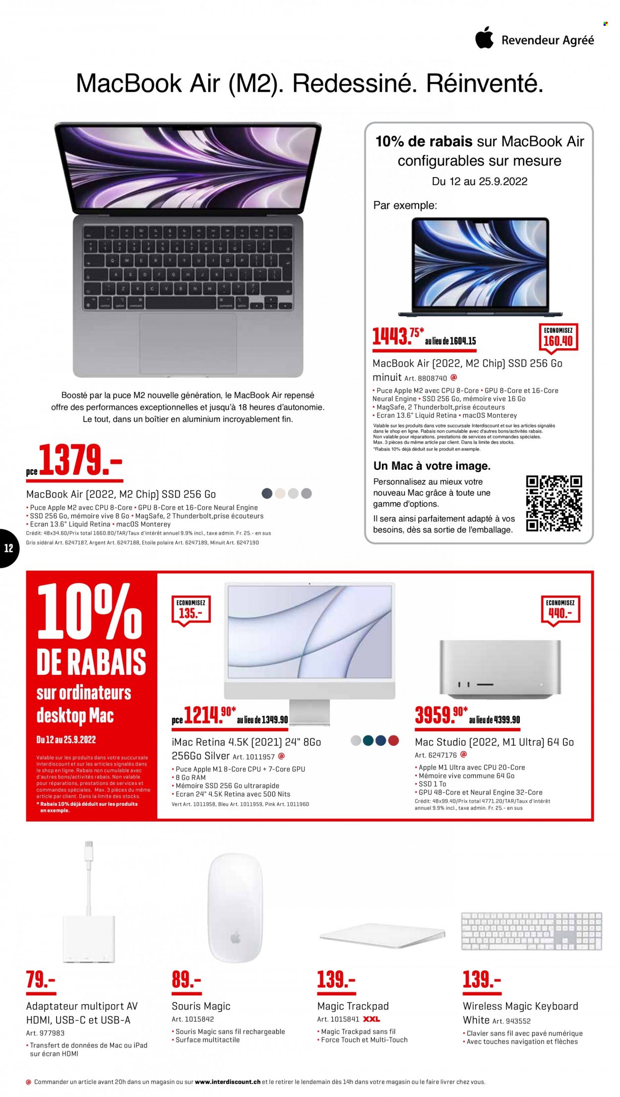 Volantino Interdiscount - 12.9.2022 - 25.9.2022. Pagina 12
