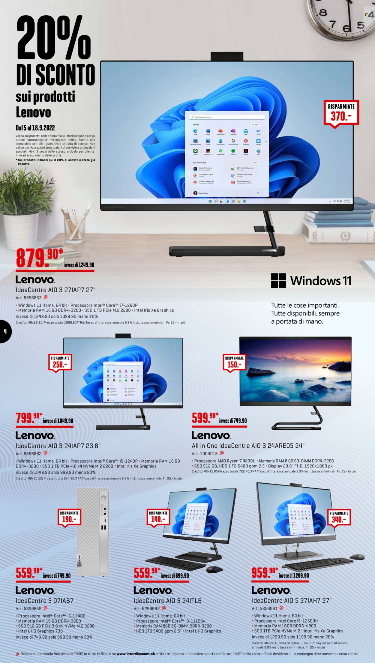 Catalogue Interdiscount - 12.9.2022 - 25.9.2022. Page 4